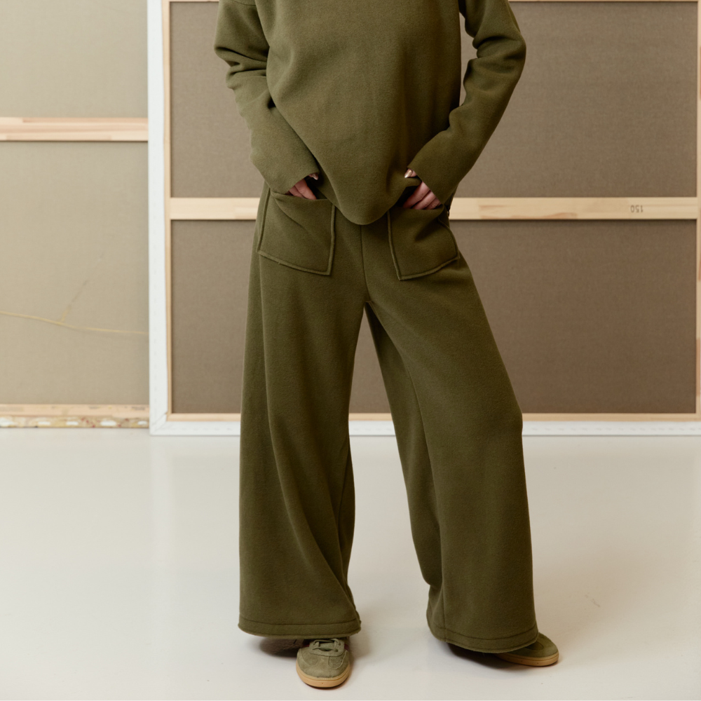 Fleece trousers for women
