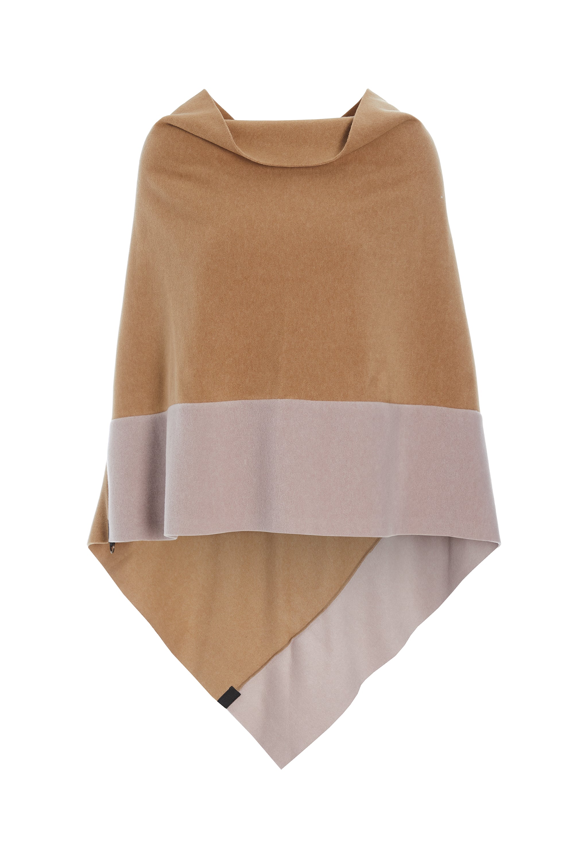 HENRIETTE STEFFENSEN COPENHAGEN 2 COLORED PONCHO - 4068 PONCHOS CAMEL / NUDE 816