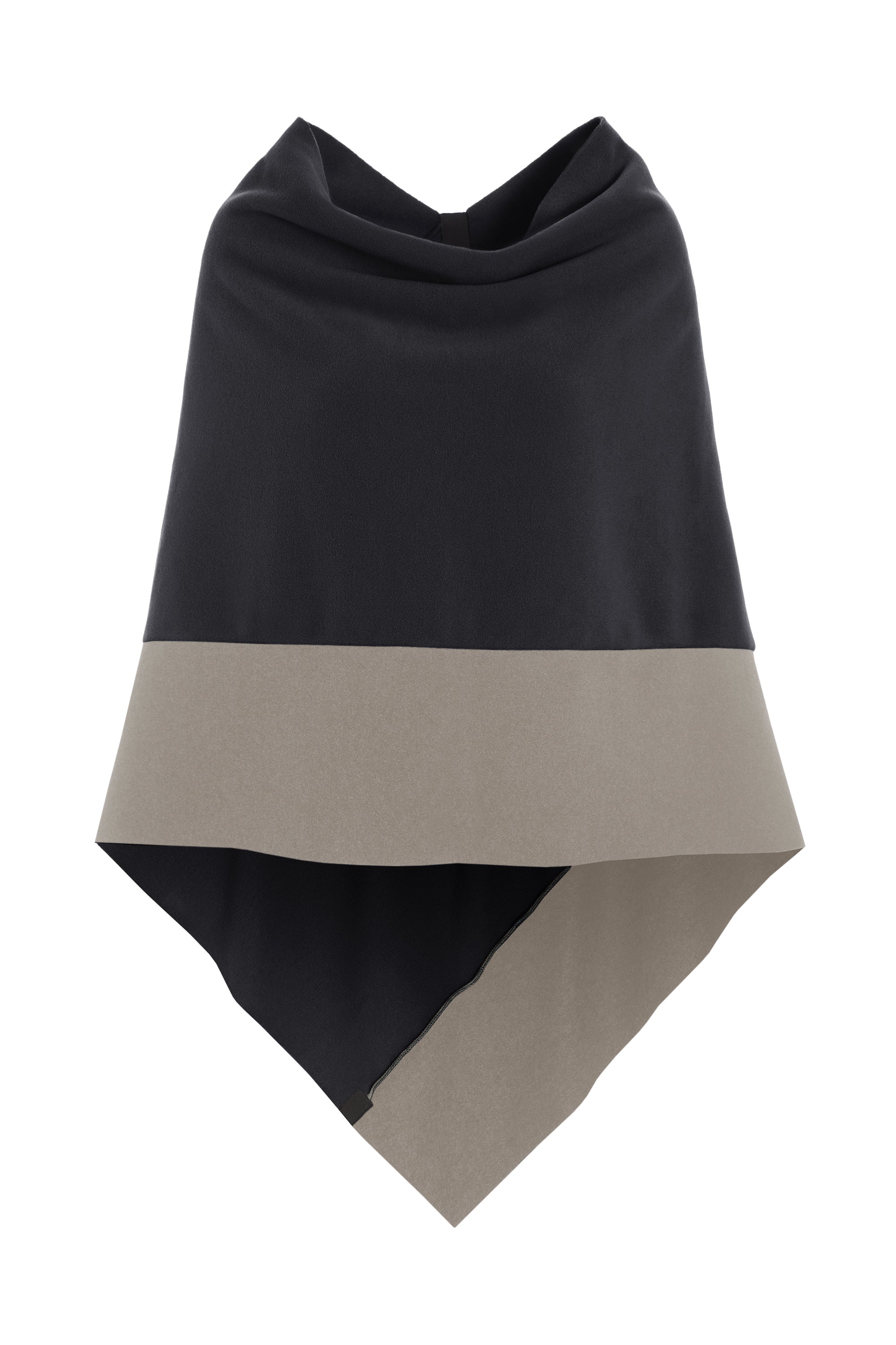 HENRIETTE STEFFENSEN COPENHAGEN 2 COLORED PONCHO - 4068 PONCHOS ELEPHANT/SB 660