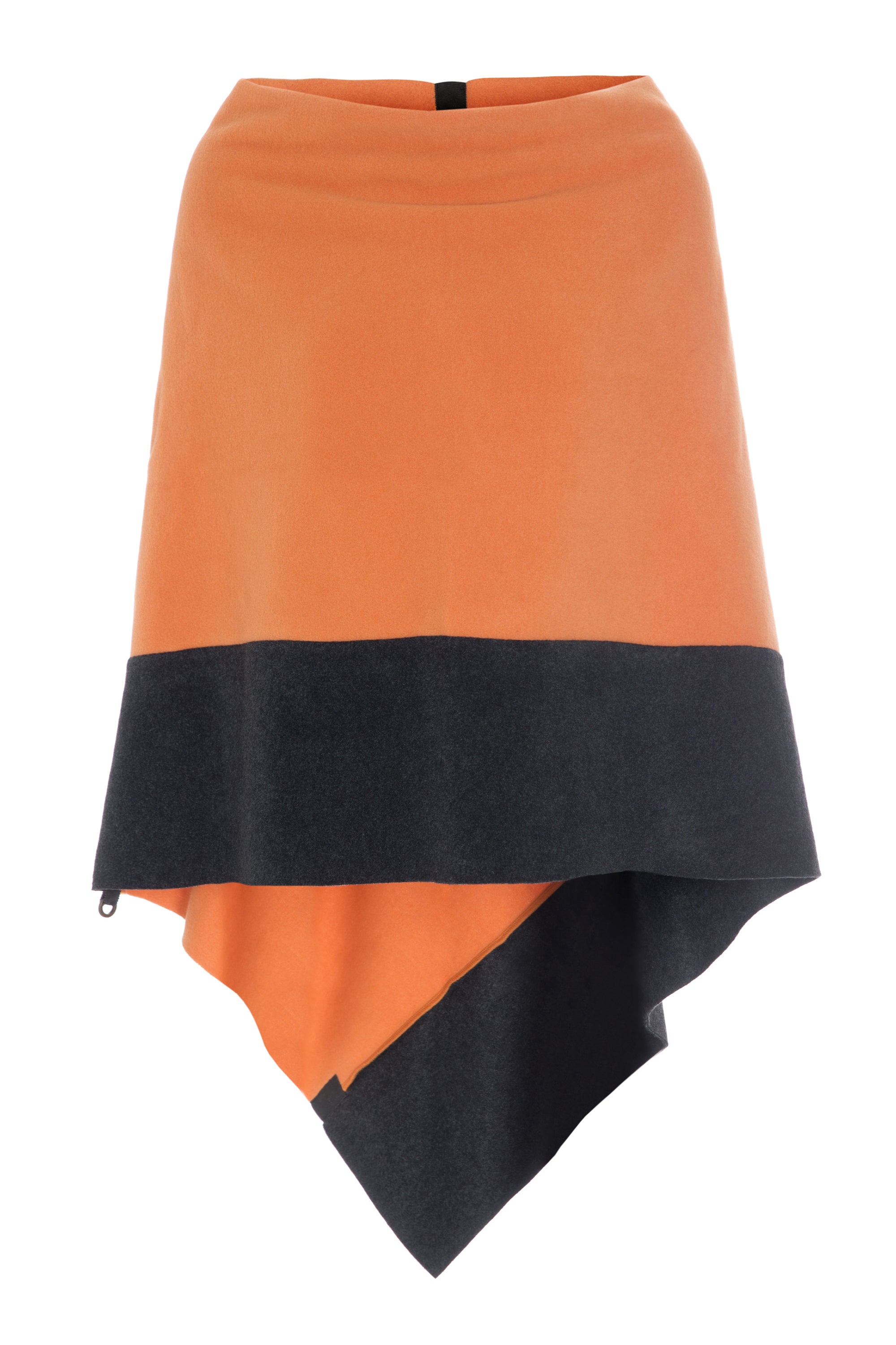HENRIETTE STEFFENSEN COPENHAGEN 2 COLORED PONCHO - 4068 PONCHOS SAFRAN/SB 703