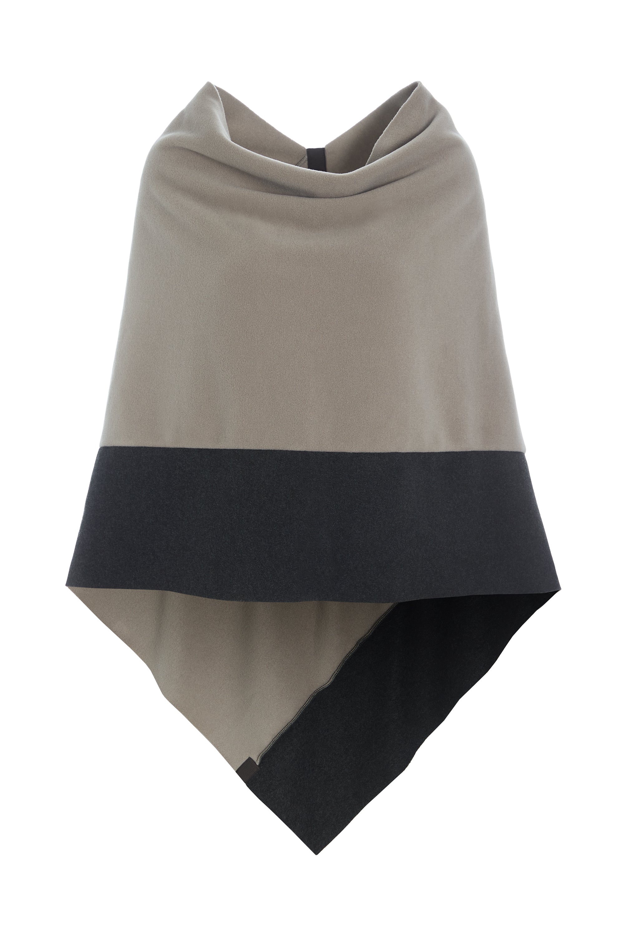 HENRIETTE STEFFENSEN COPENHAGEN 2 COLORED PONCHO - 4068 PONCHOS SB/ELEPHANT 325