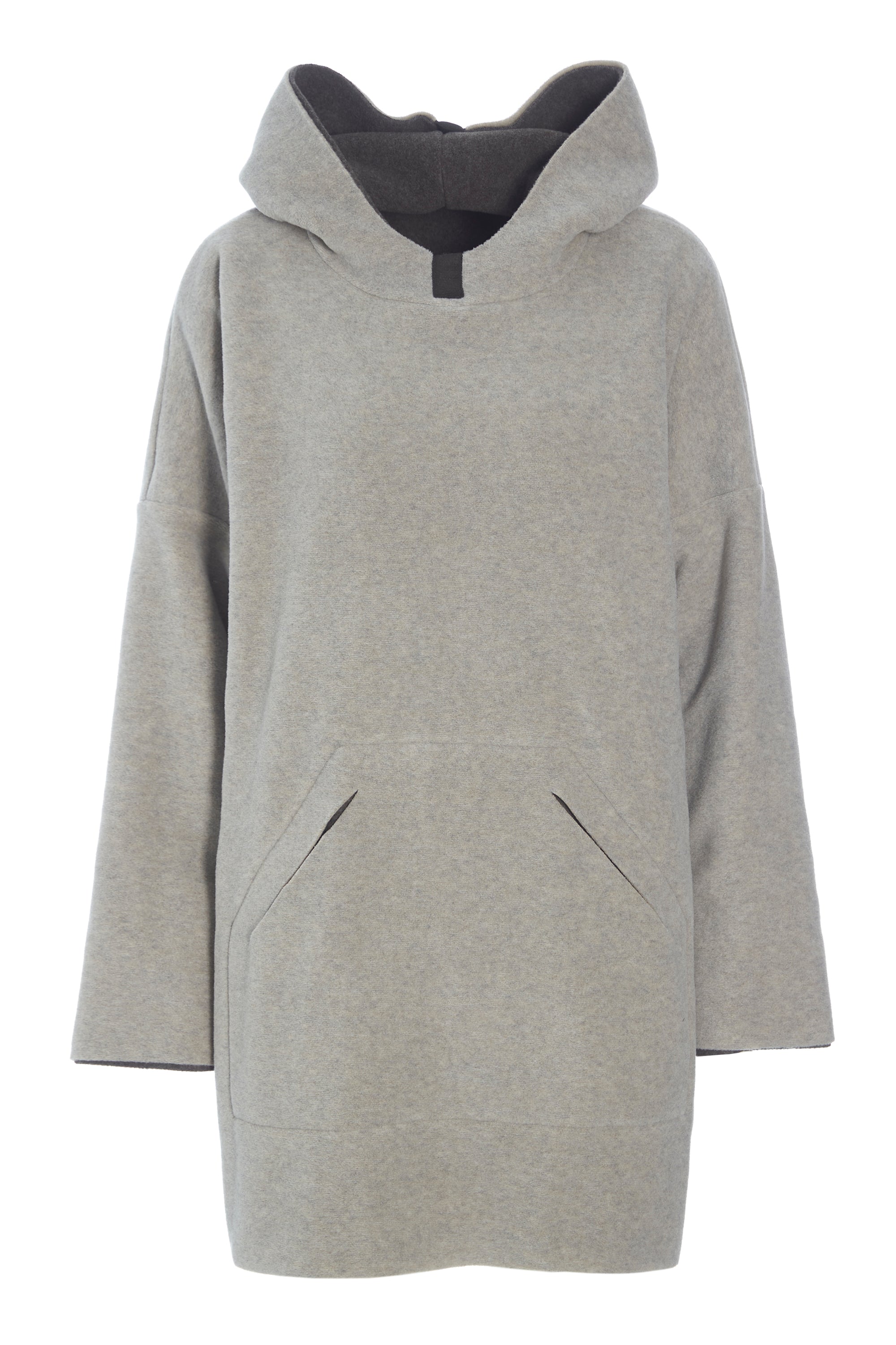 HENRIETTE STEFFENSEN COPENHAGEN ANORAK - 7155 COATS GREY/SOFT BLACK 647