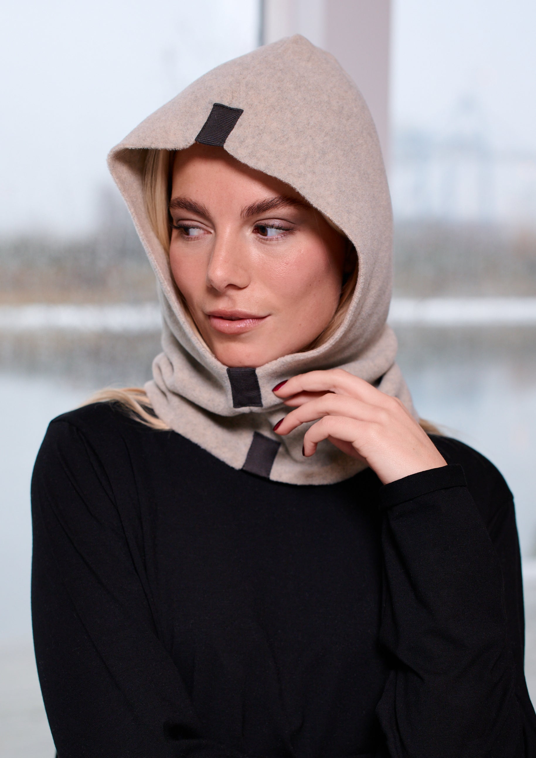 HENRIETTE STEFFENSEN COPENHAGEN BALACLAVA - 4106 HATS SAND 805