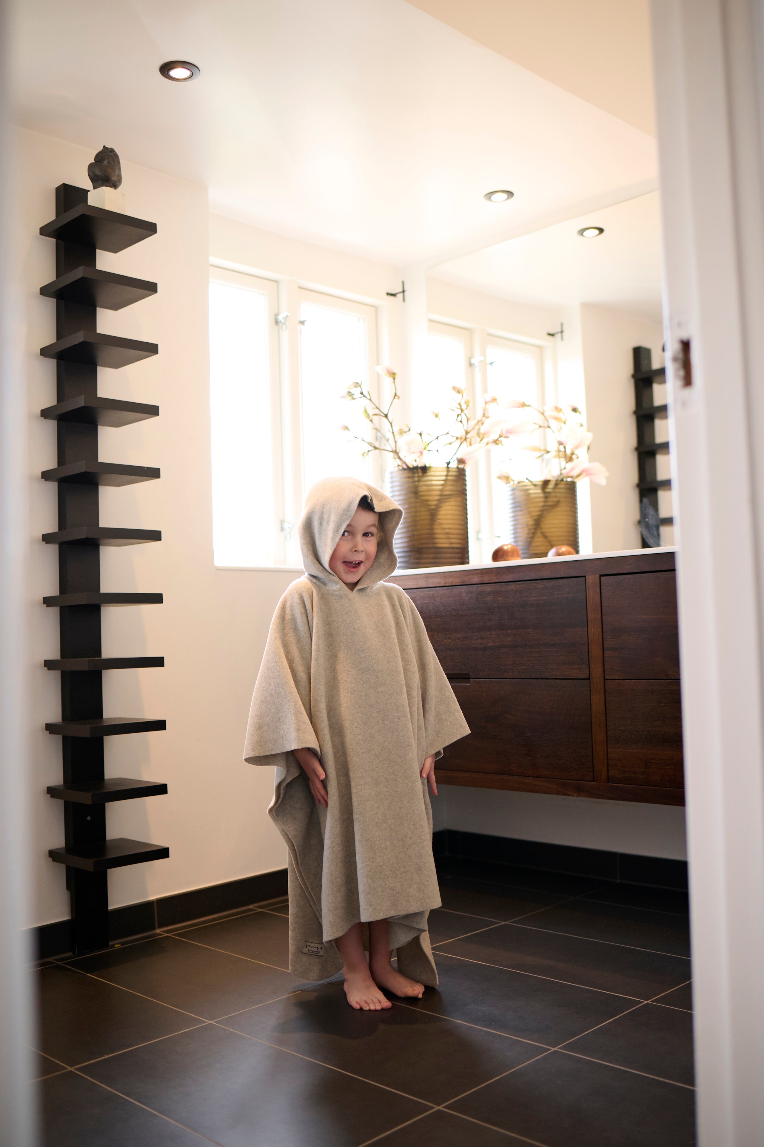 GROWING UP BATHING PONCHO TODDLER - 405 GU BADEPONCHO SAND 805