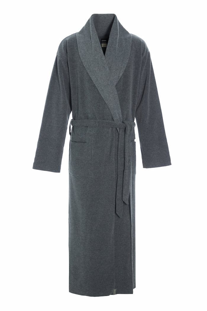 CARL BY STEFFENSEN COPENHAGEN BATHROBE MEN MAXI - 1009C BATHROBES GREY 905