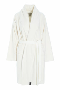 BATHROBE WOMEN MINI - 7128 - OFF WHITE