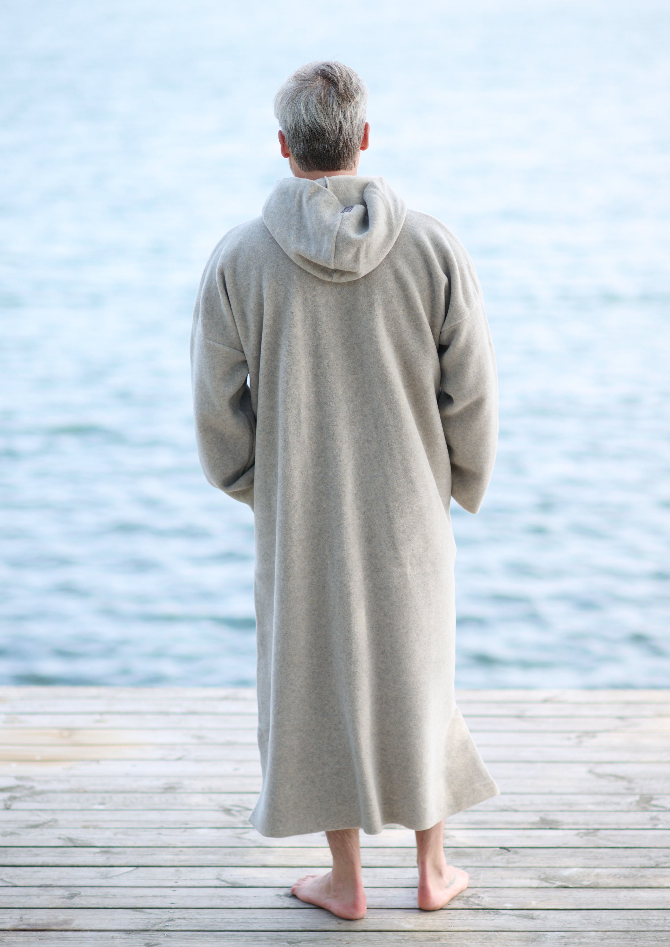 CARL BY STEFFENSEN COPENHAGEN BEACH PONCHO MEN - 4097C PONCHOS SAND 805