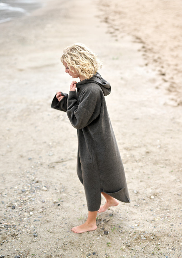 HENRIETTE STEFFENSEN COPENHAGEN BEACH PONCHO WOMEN - 4096 PONCHOS BARK 320