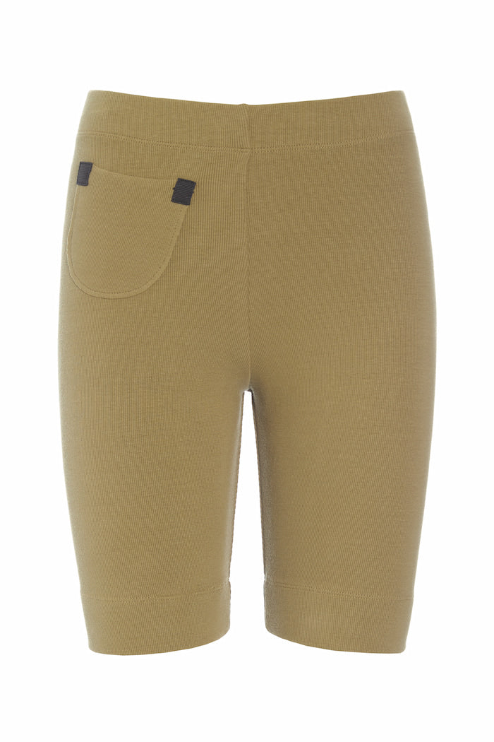 HENRIETTE STEFFENSEN COPENHAGEN BIKER SHORTS - 72306 BUKSER OLIVE 655
