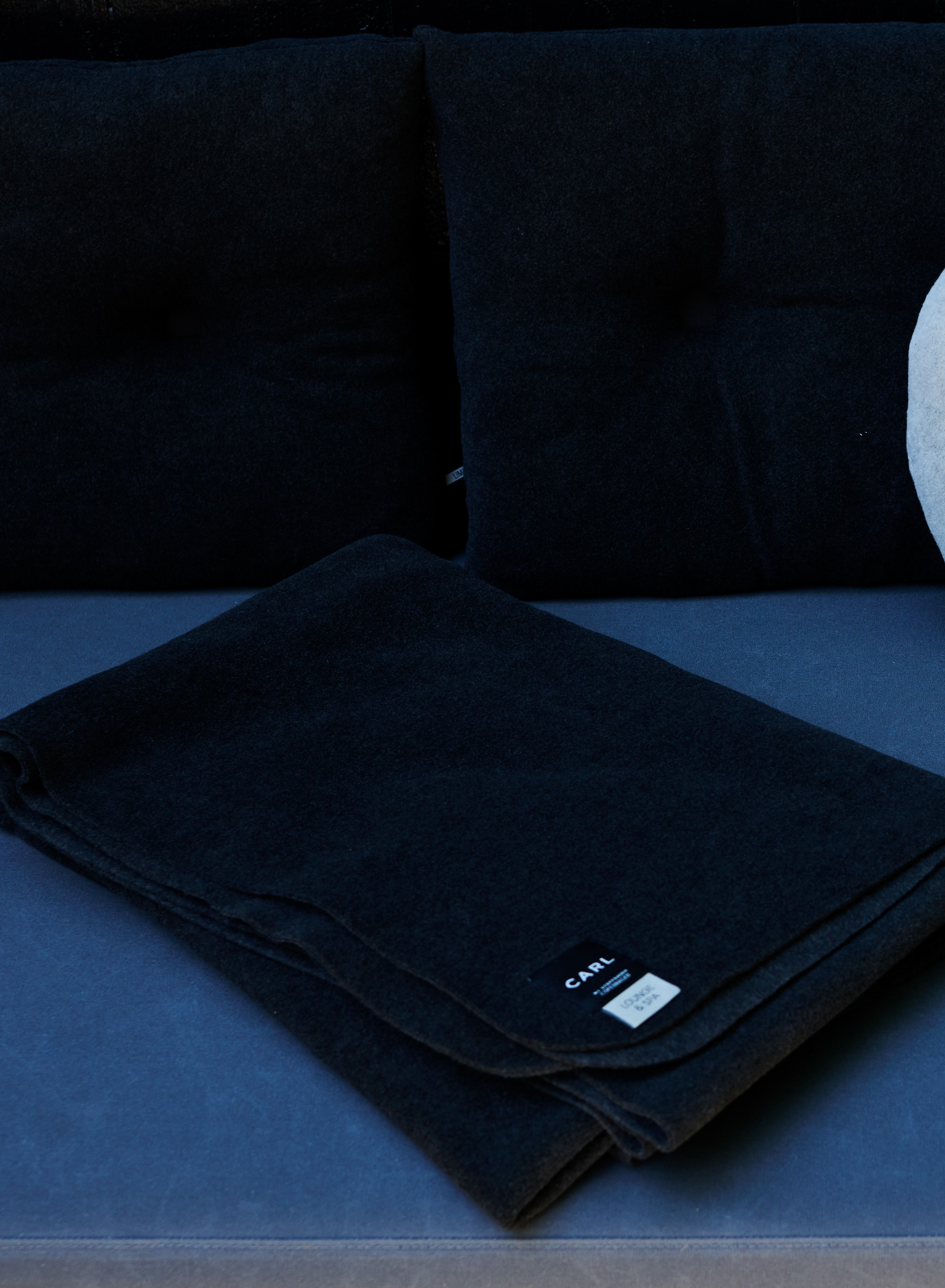 CARL BY STEFFENSEN COPENHAGEN BLANKET BIG CARL - 1007C HOME SOFT BLACK 914