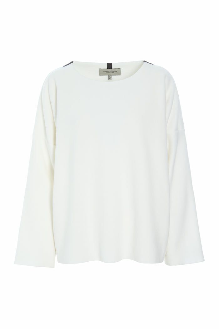 HENRIETTE STEFFENSEN COPENHAGEN BLOUSE - 1366 BLUSER OFF WHITE 802