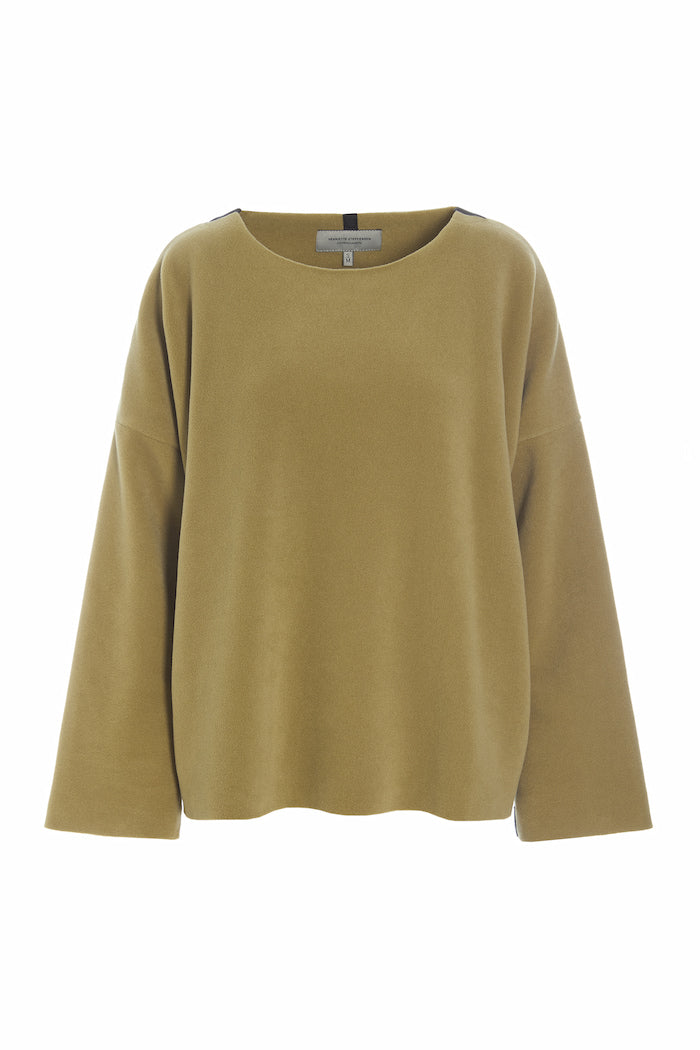 HENRIETTE STEFFENSEN COPENHAGEN BLOUSE - 1366 BLUSER OLIVE 655