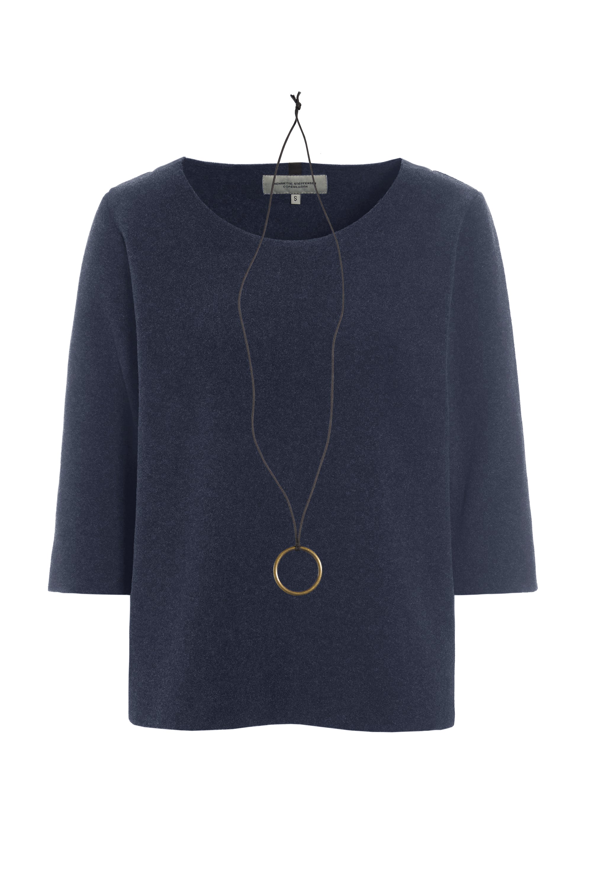 HENRIETTE STEFFENSEN COPENHAGEN BLOUSE - 1368 BLUSER EVENING BLUE 690