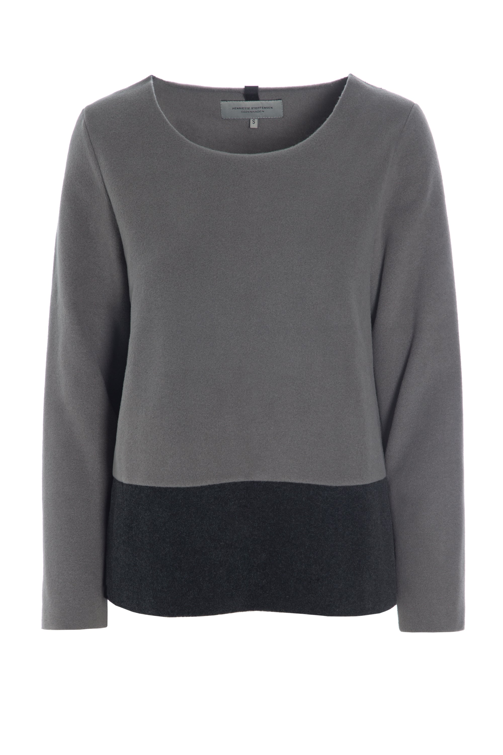 HENRIETTE STEFFENSEN COPENHAGEN BLOUSE 2-COLOR - 1308 BLUSER MOLE/SB 308