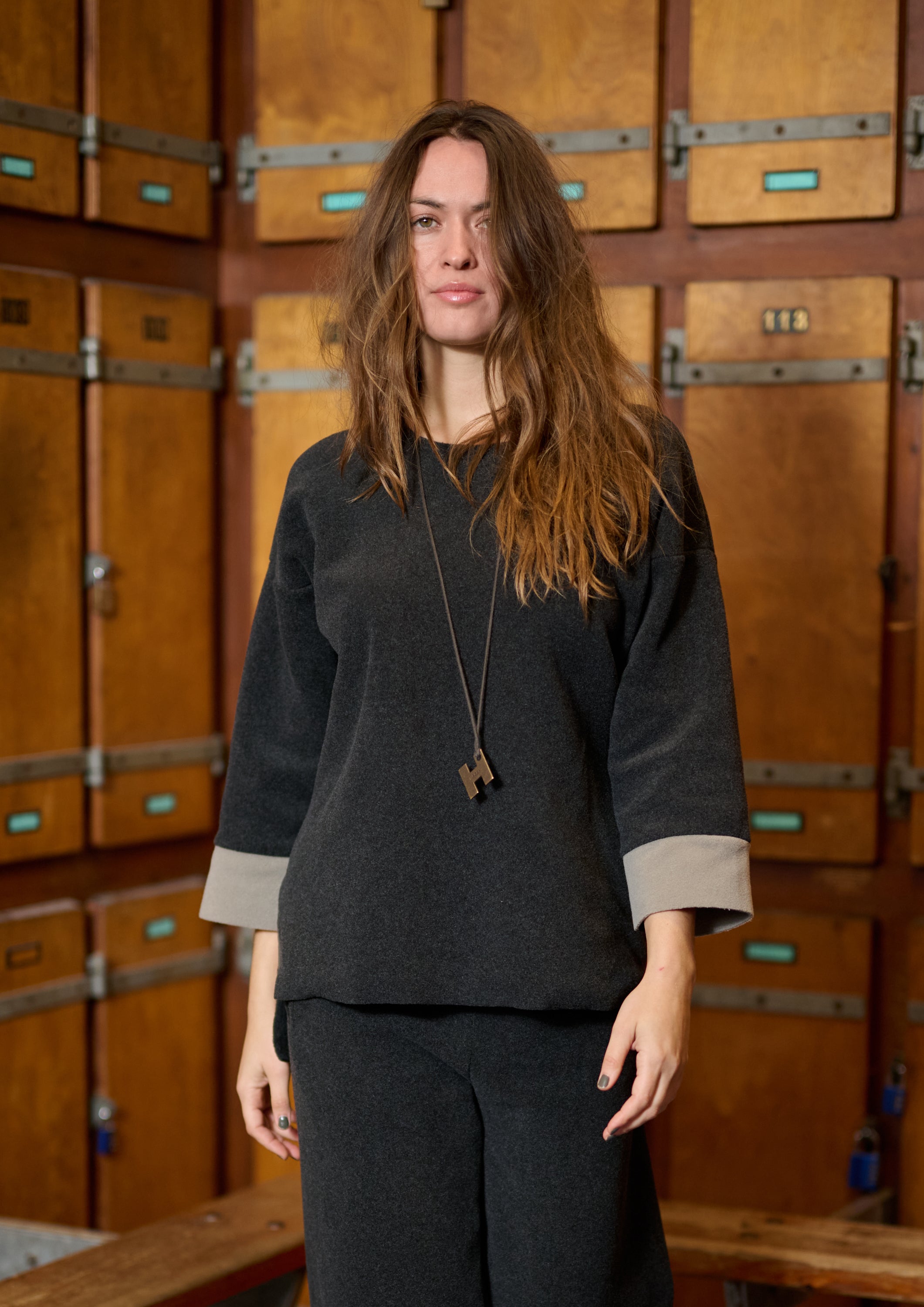 HENRIETTE STEFFENSEN COPENHAGEN BLOUSE 2 COLORED - 1371 BLUSER SB/ELEPHANT 325