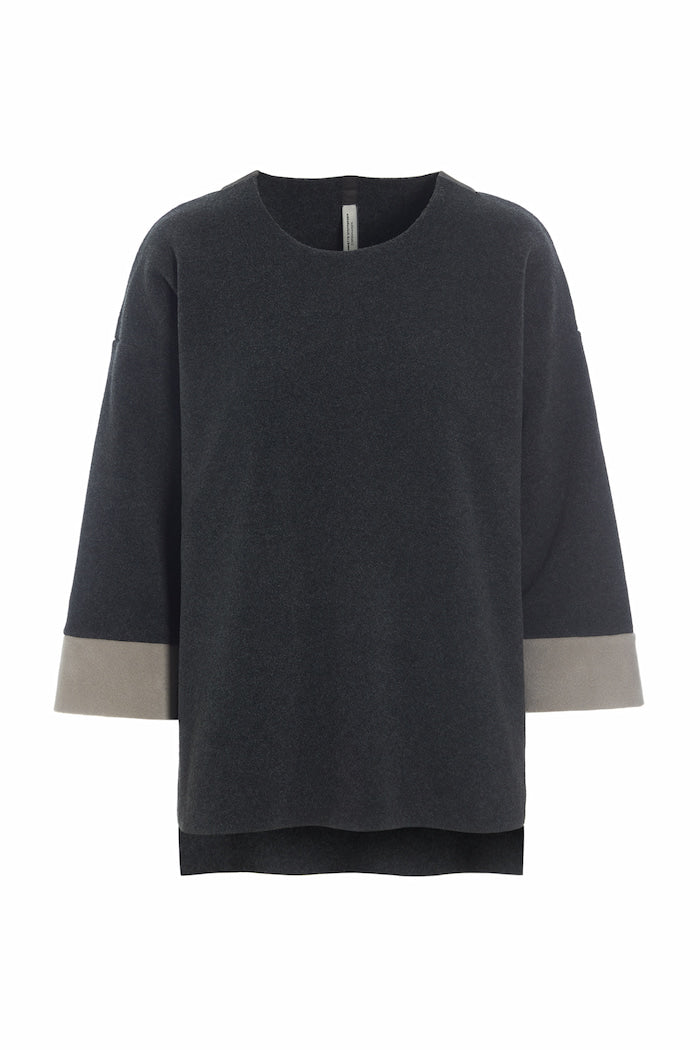 HENRIETTE STEFFENSEN COPENHAGEN BLOUSE 2 COLORED - 1371 BLUSER SB/ELEPHANT 325