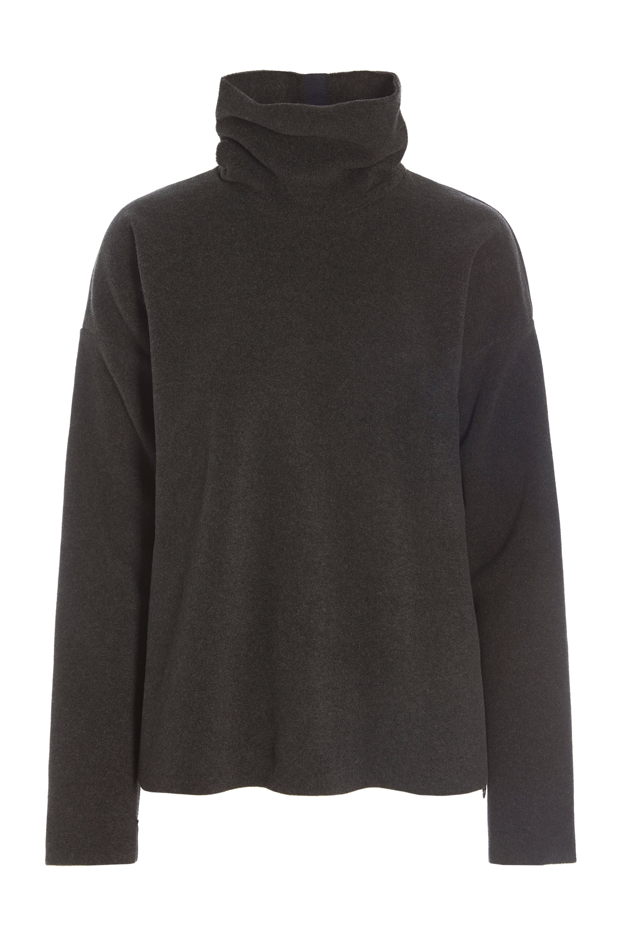 HENRIETTE STEFFENSEN COPENHAGEN BLOUSE HIGH NECK - 1360 BLUSER CHOCOLATE 844