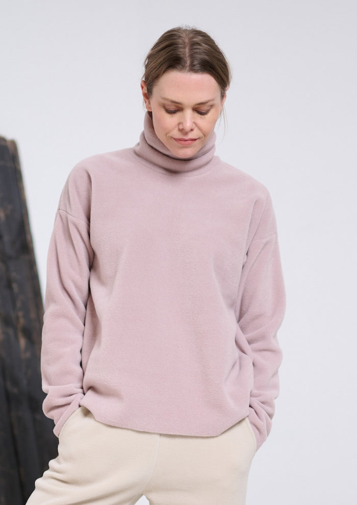 HENRIETTE STEFFENSEN COPENHAGEN BLOUSE HIGH NECK - 1360 BLUSER NUDE 401