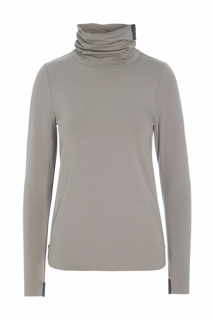 HENRIETTE STEFFENSEN COPENHAGEN BLOUSE HIGH NECK - 96079 BLUSER ELEPHANT 654