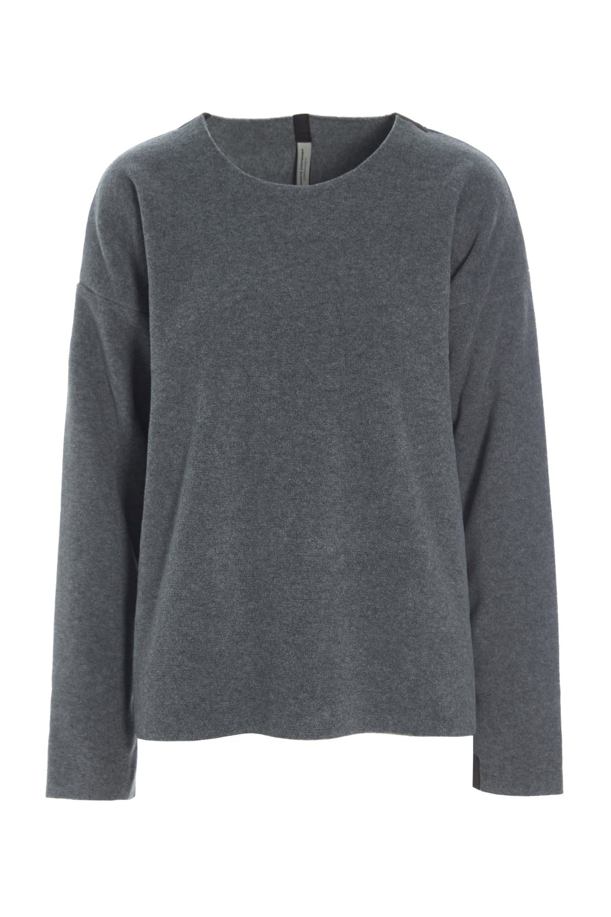 HENRIETTE STEFFENSEN COPENHAGEN BLOUSE ROUND NECK - 1359 BLUSER GREY 905