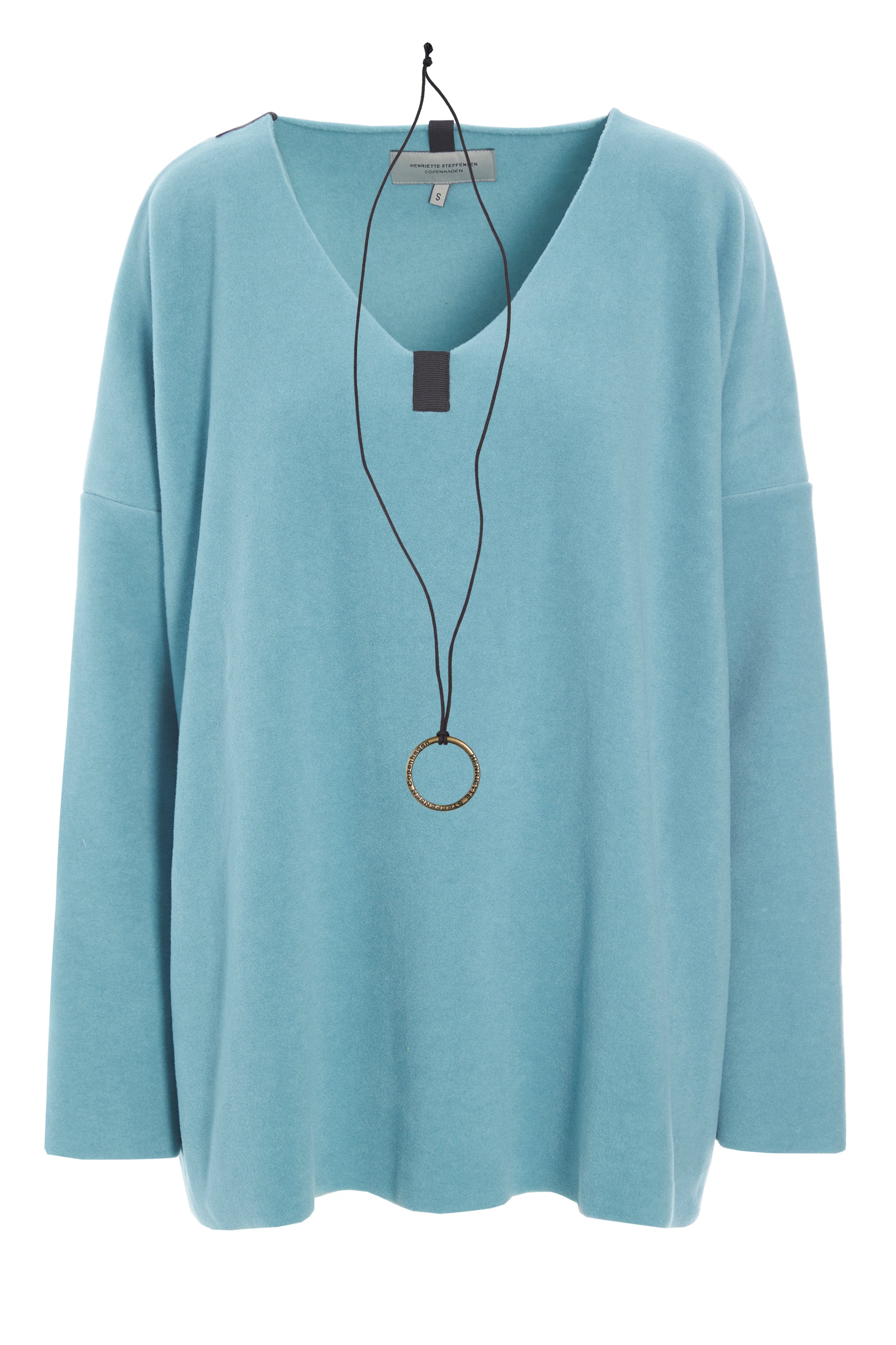 HENRIETTE STEFFENSEN COPENHAGEN BLOUSE V-NECK - 1336 BLUSER SALVIE 670