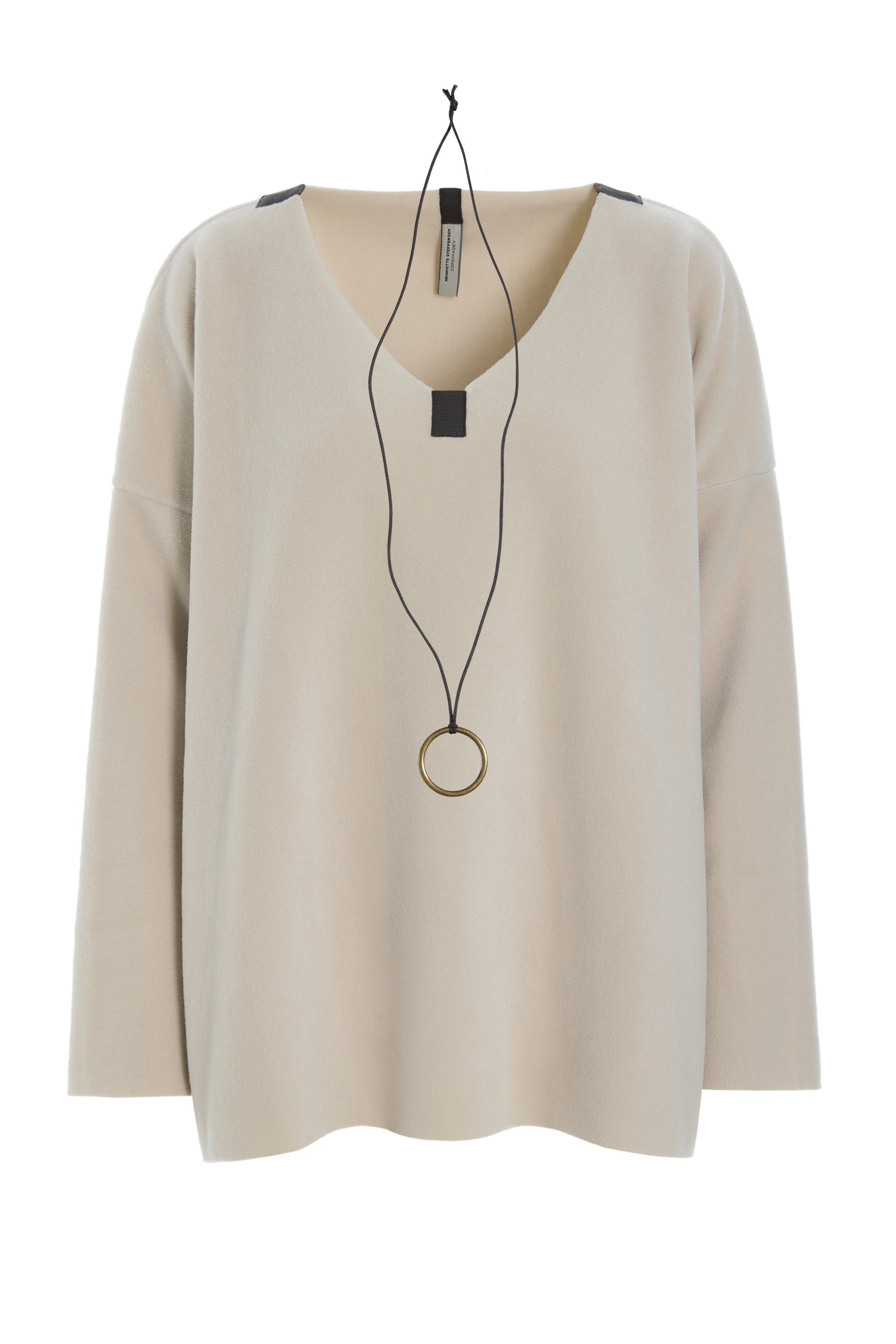 HENRIETTE STEFFENSEN COPENHAGEN BLOUSE V-NECK - 1410 BLUSER KIT 831