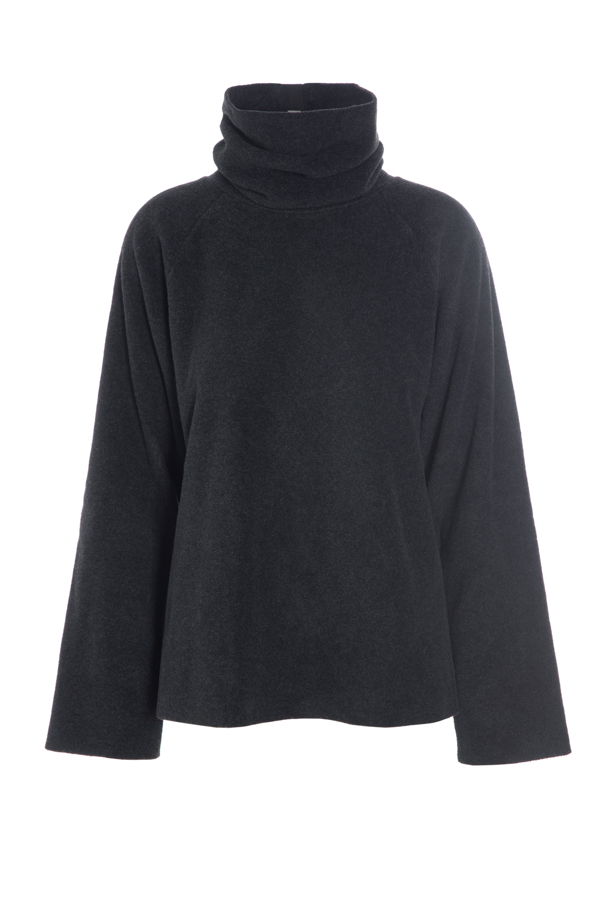 HENRIETTE STEFFENSEN COPENHAGEN BLOUSE WITH HIGH NECK - 1307 BLUSER SOFT BLACK 914