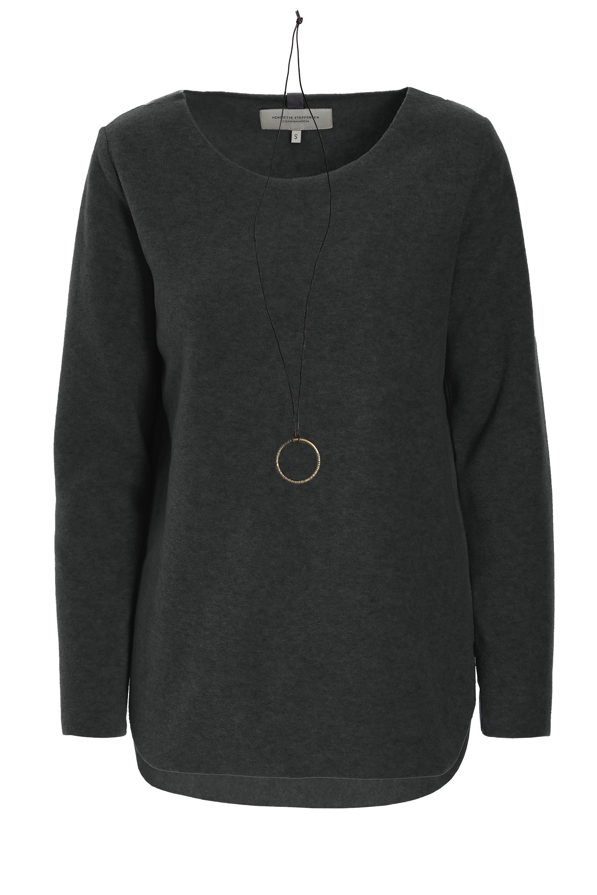 HENRIETTE STEFFENSEN COPENHAGEN BLOUSE WITH SIGNATURE NECKLACE - 1332 BLUSER FORREST 600