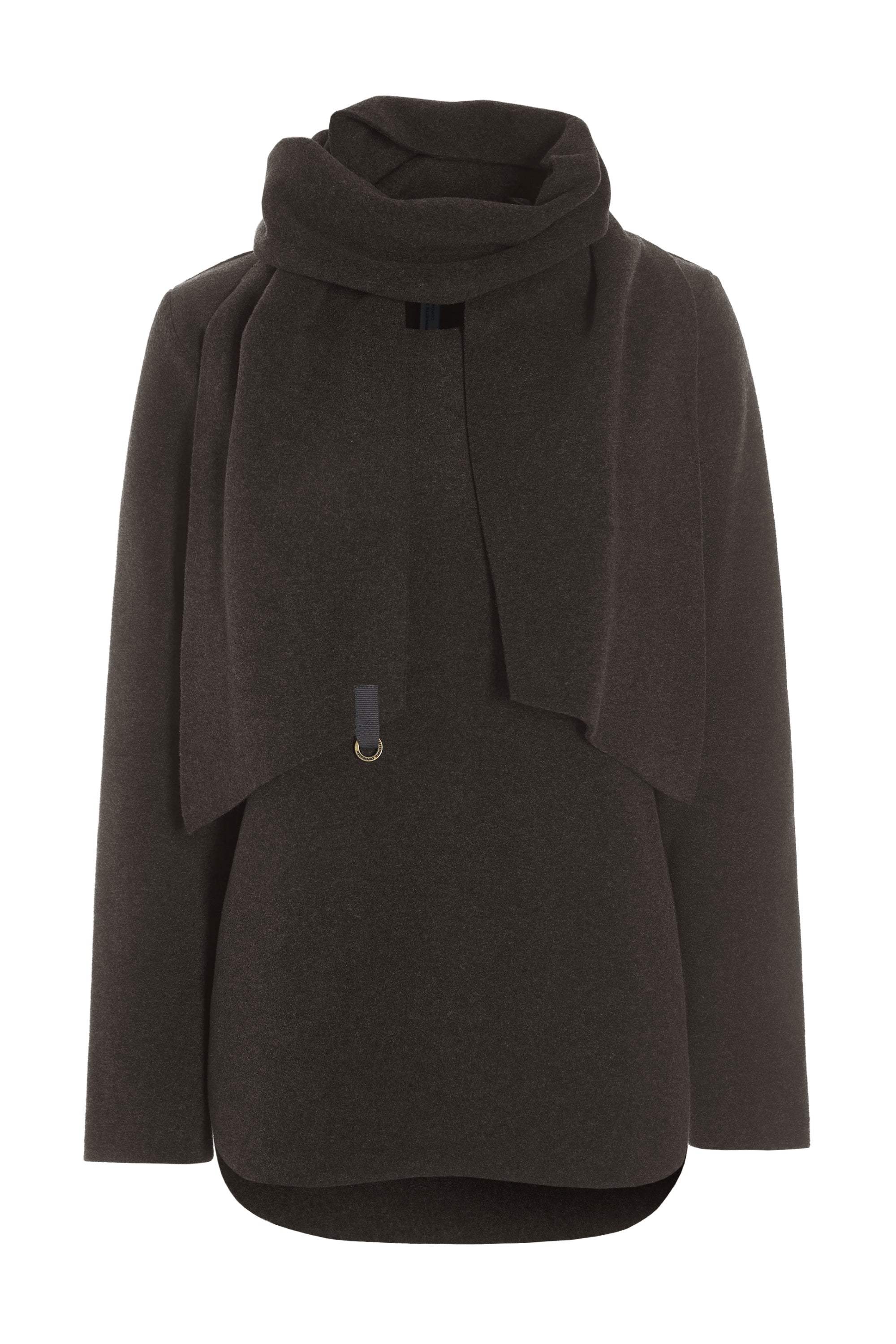 HENRIETTE STEFFENSEN COPENHAGEN BLOUSE W/ SCARF - 1373 BLUSER CHOKOLATE 844