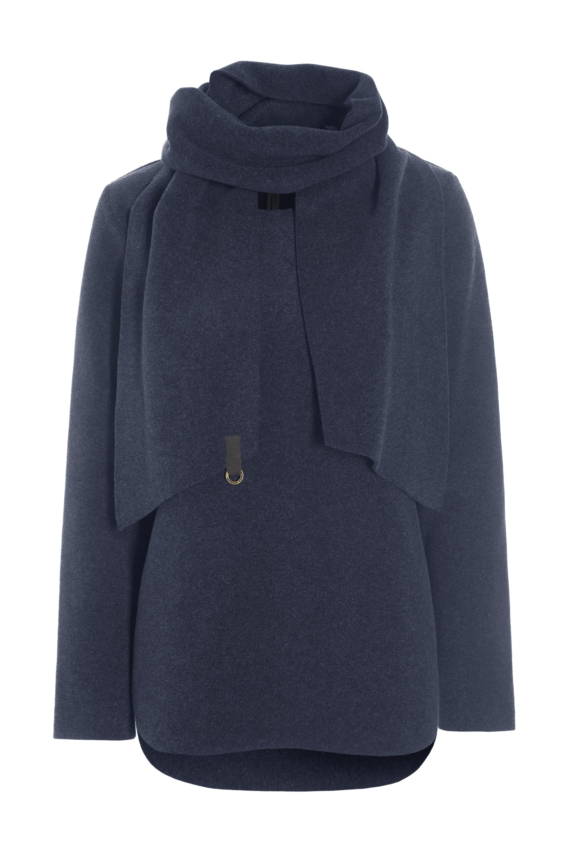 HENRIETTE STEFFENSEN COPENHAGEN BLOUSE W/ SCARF - 1373 BLUSER EVENING BLUE 690