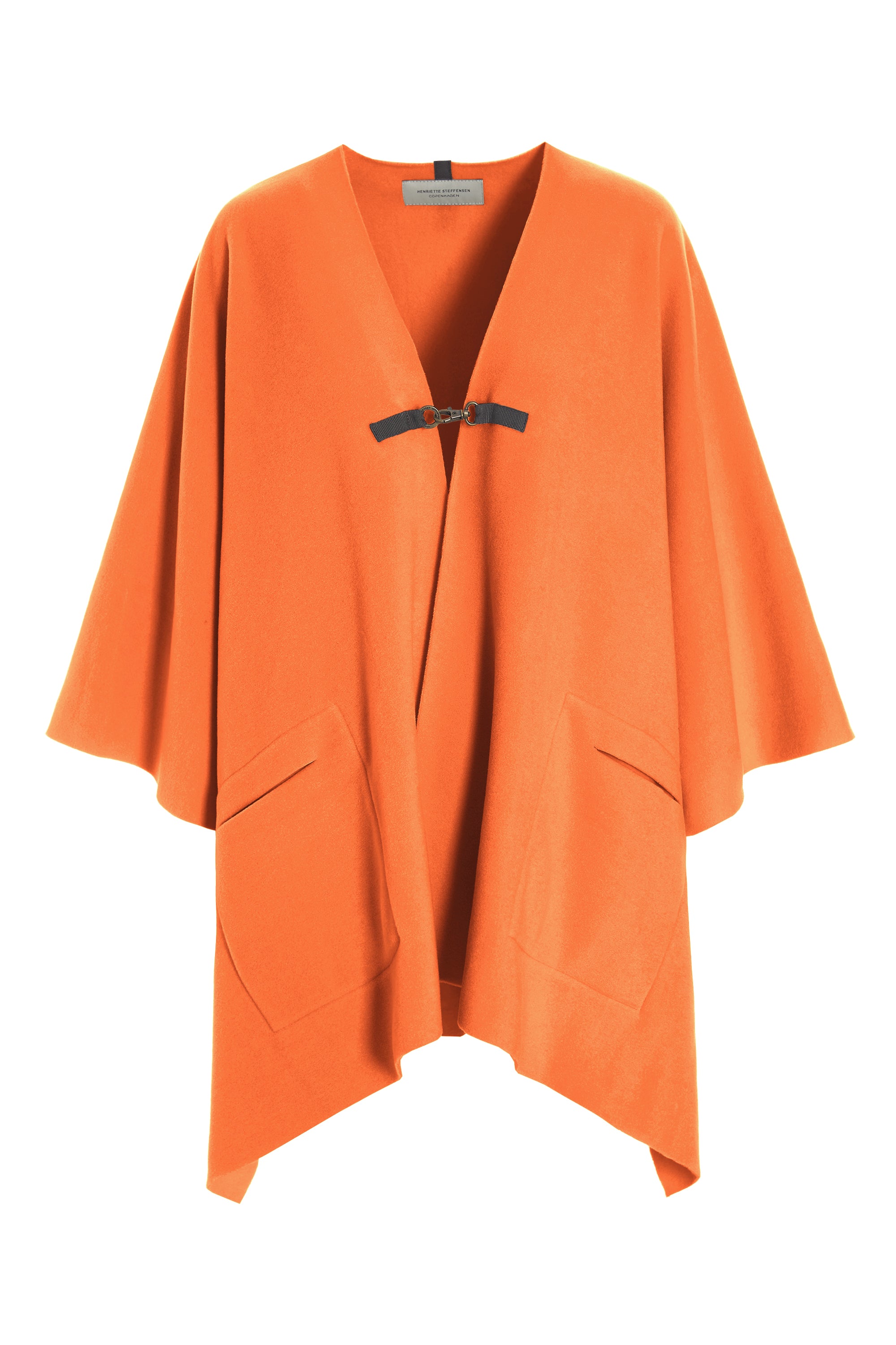 HENRIETTE STEFFENSEN COPENHAGEN CAPE - 4120 PONCHOS ORANGE 773
