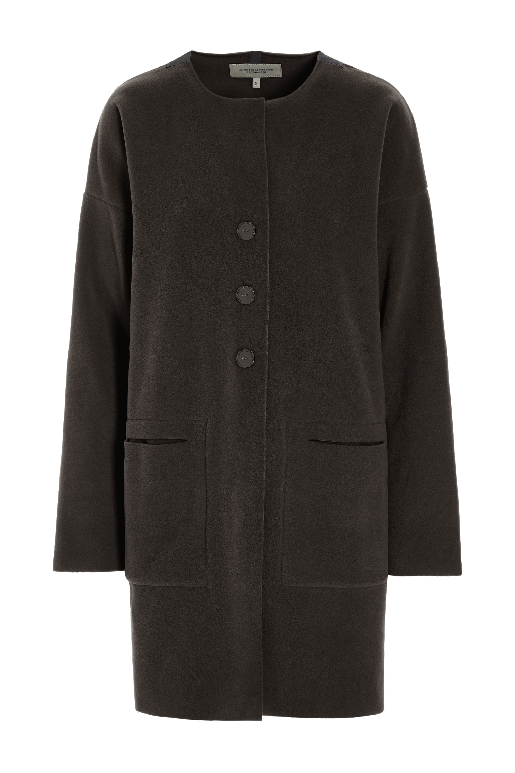 HENRIETTE STEFFENSEN COPENHAGEN CARDIGAN - 7163 CARDIGANS CHOCOLATE 844