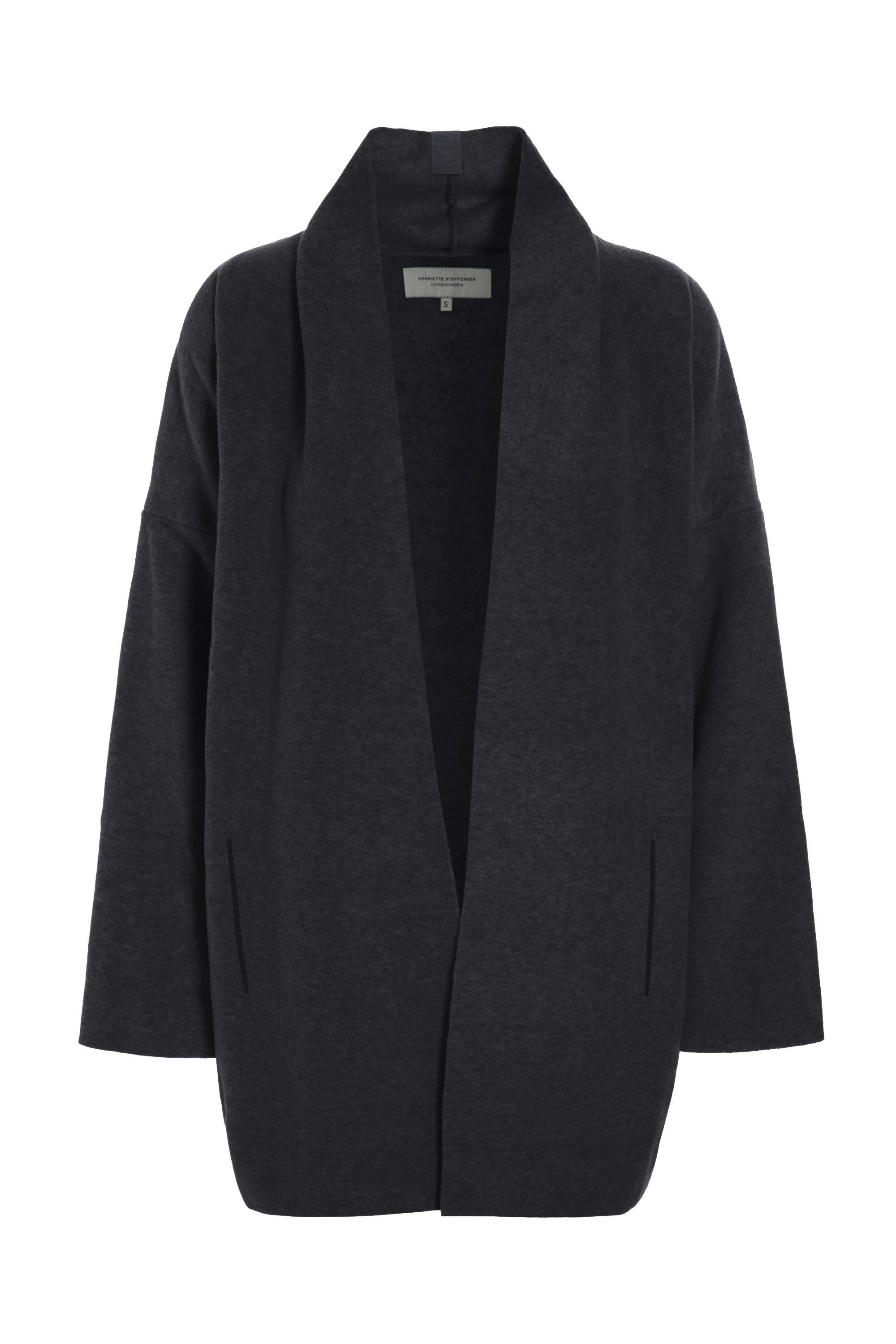 HENRIETTE STEFFENSEN COPENHAGEN CARDIGAN - 7173 CARDIGANS SOFT BLACK 914