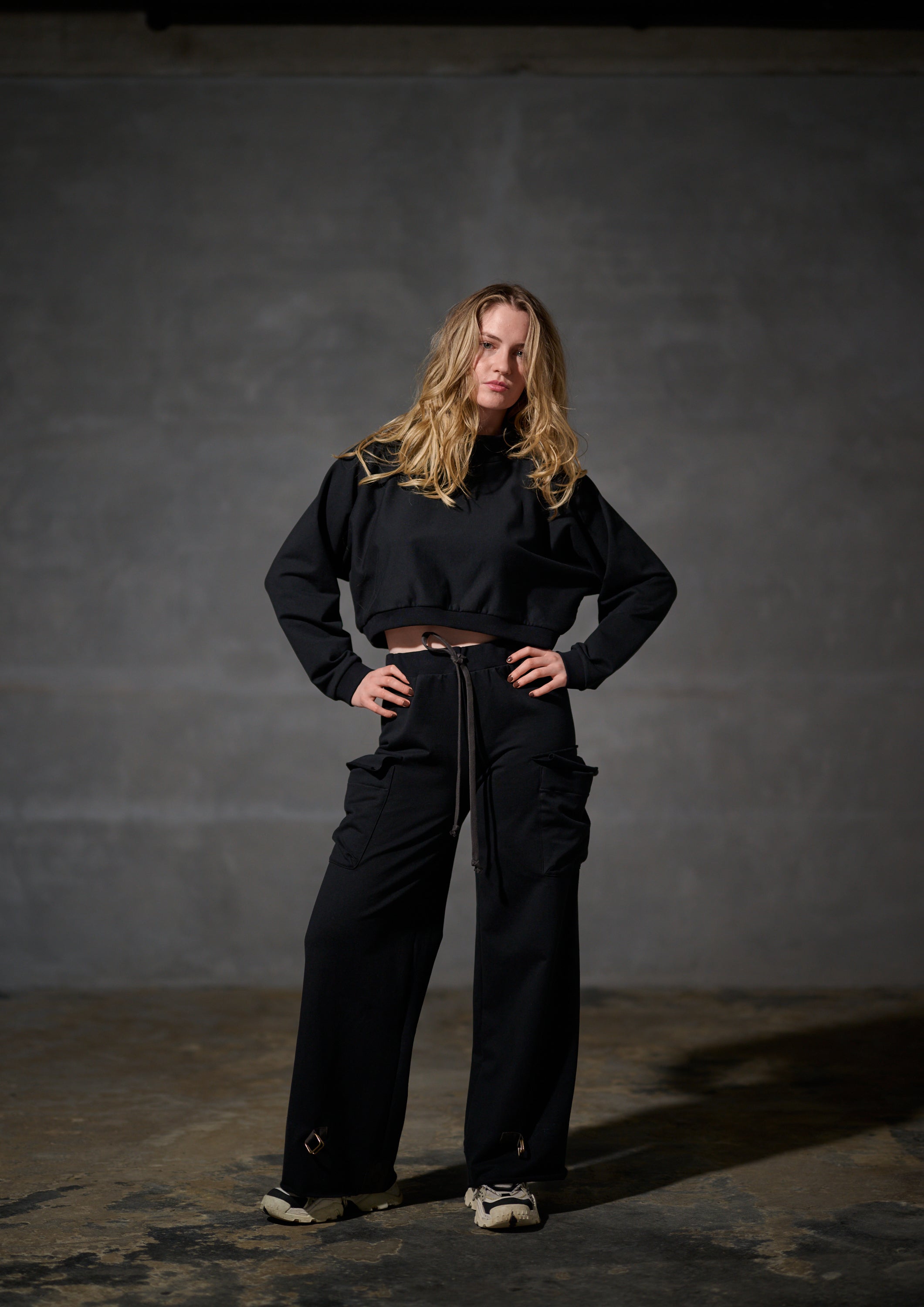 HENRIETTE STEFFENSEN COPENHAGEN CARGO TROUSERS - 72017 BUKSER BLACK 900