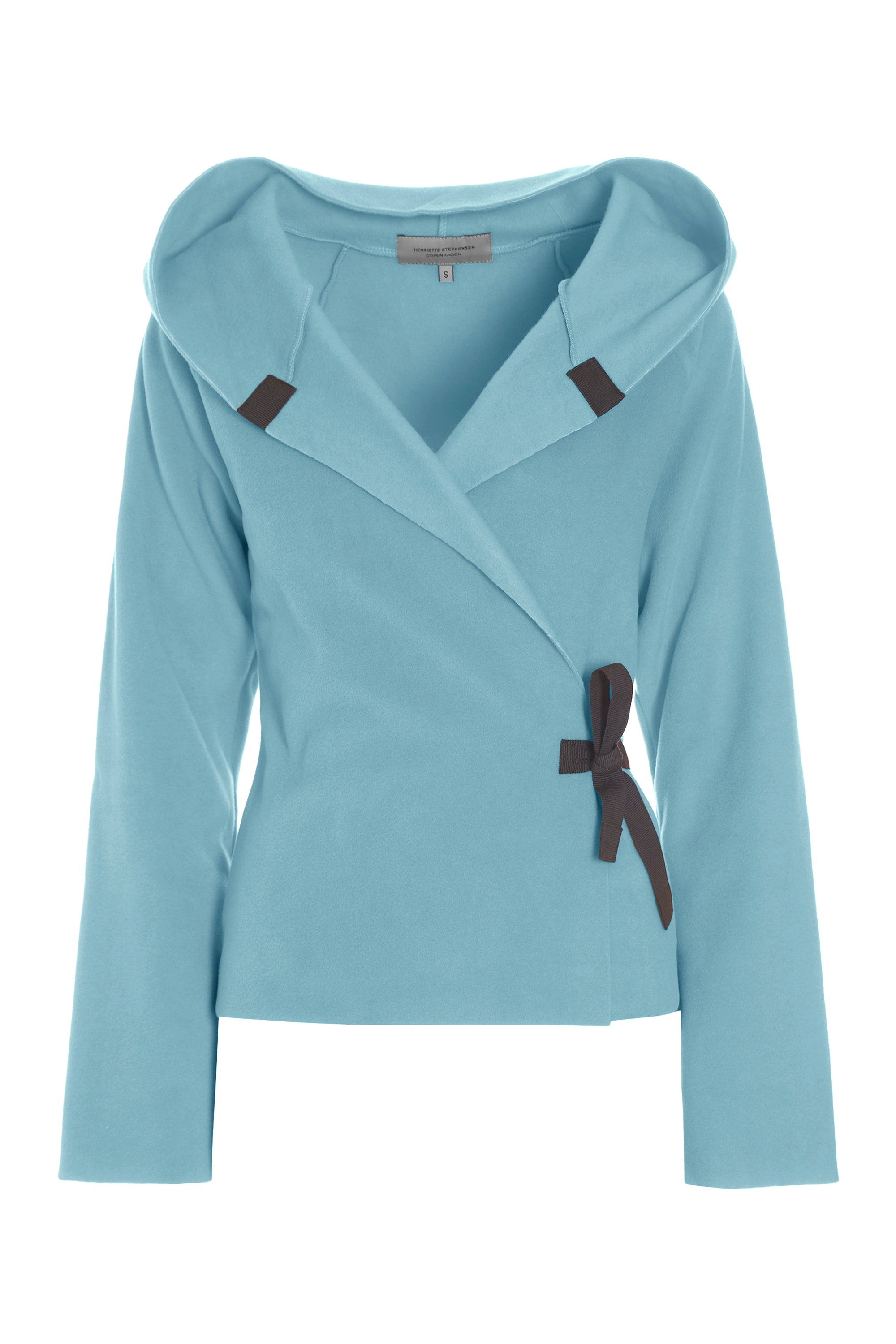 HENRIETTE STEFFENSEN COPENHAGEN CLASSIC FLEECE WRAP CARDIGAN - 1009 CARDIGANS SALVIE 670