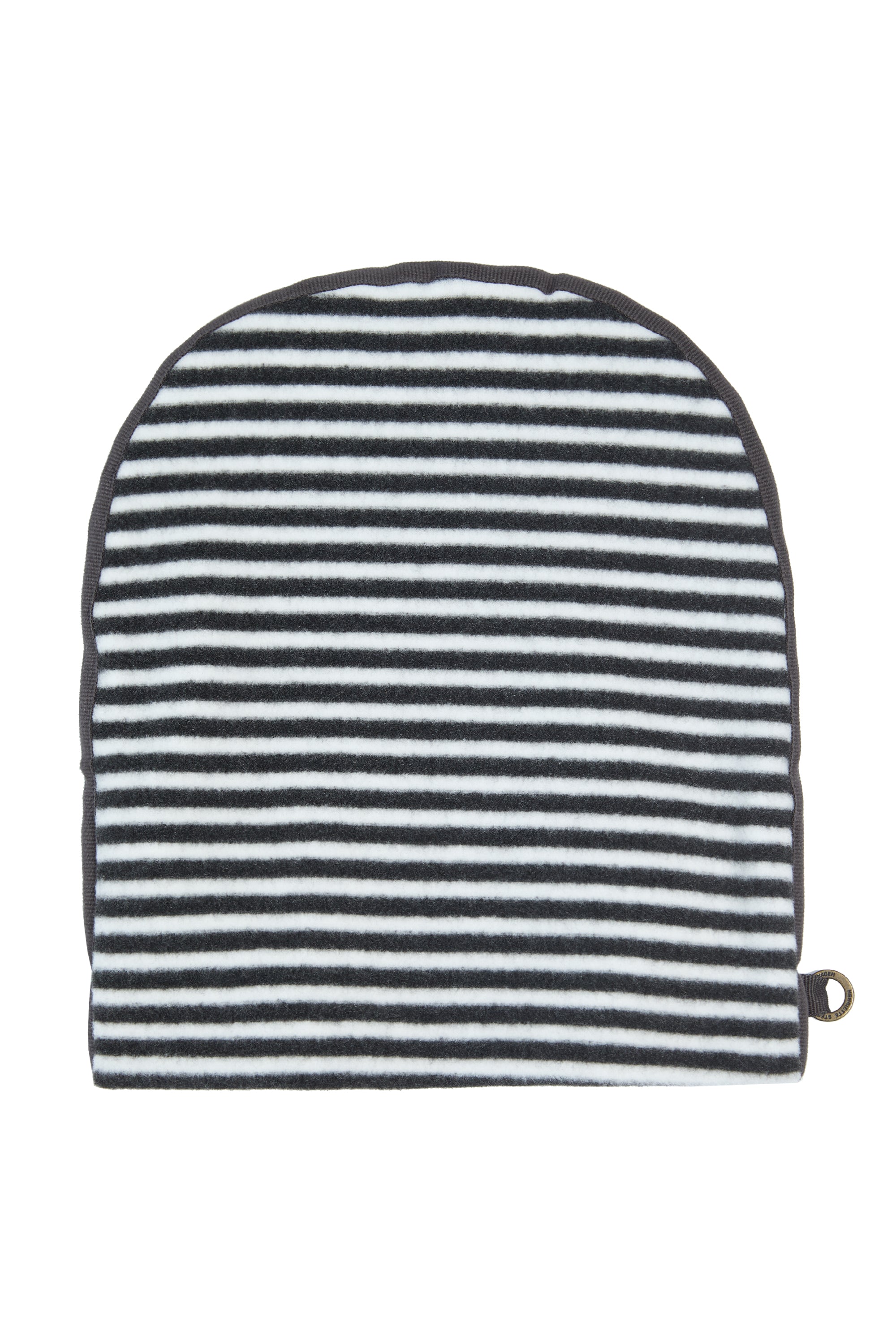 HENRIETTE STEFFENSEN COPENHAGEN DOUBLE FOLDED HAT - 5037 HATS STRIPES B&W 673
