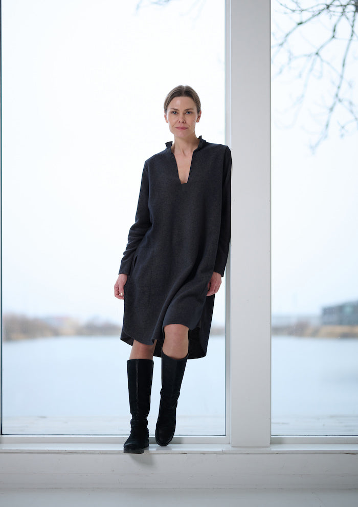 HENRIETTE STEFFENSEN COPENHAGEN DRESS - 3250 KJOLER SOFT BLACK 914
