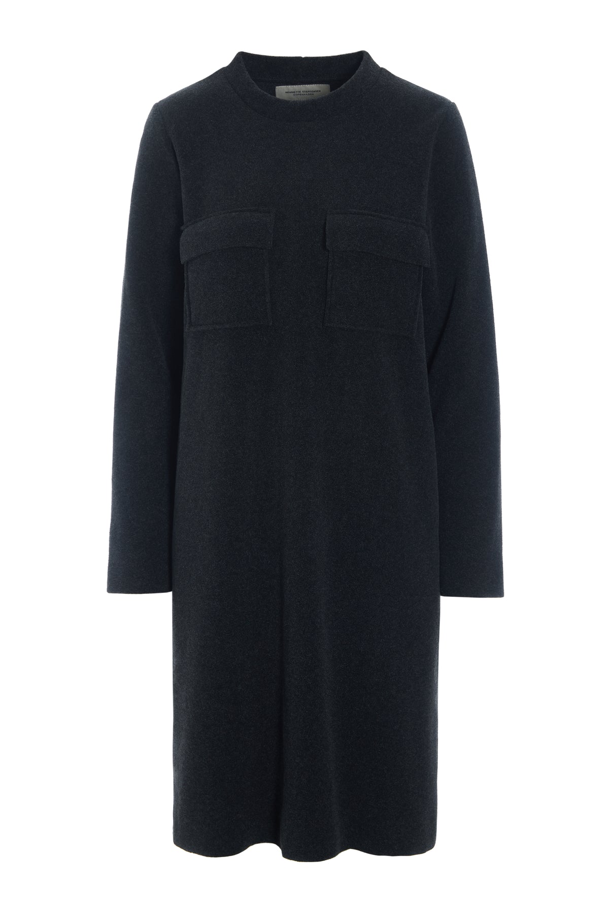 HENRIETTE STEFFENSEN COPENHAGEN DRESS - 3258 KJOLER SOFT BLACK 914