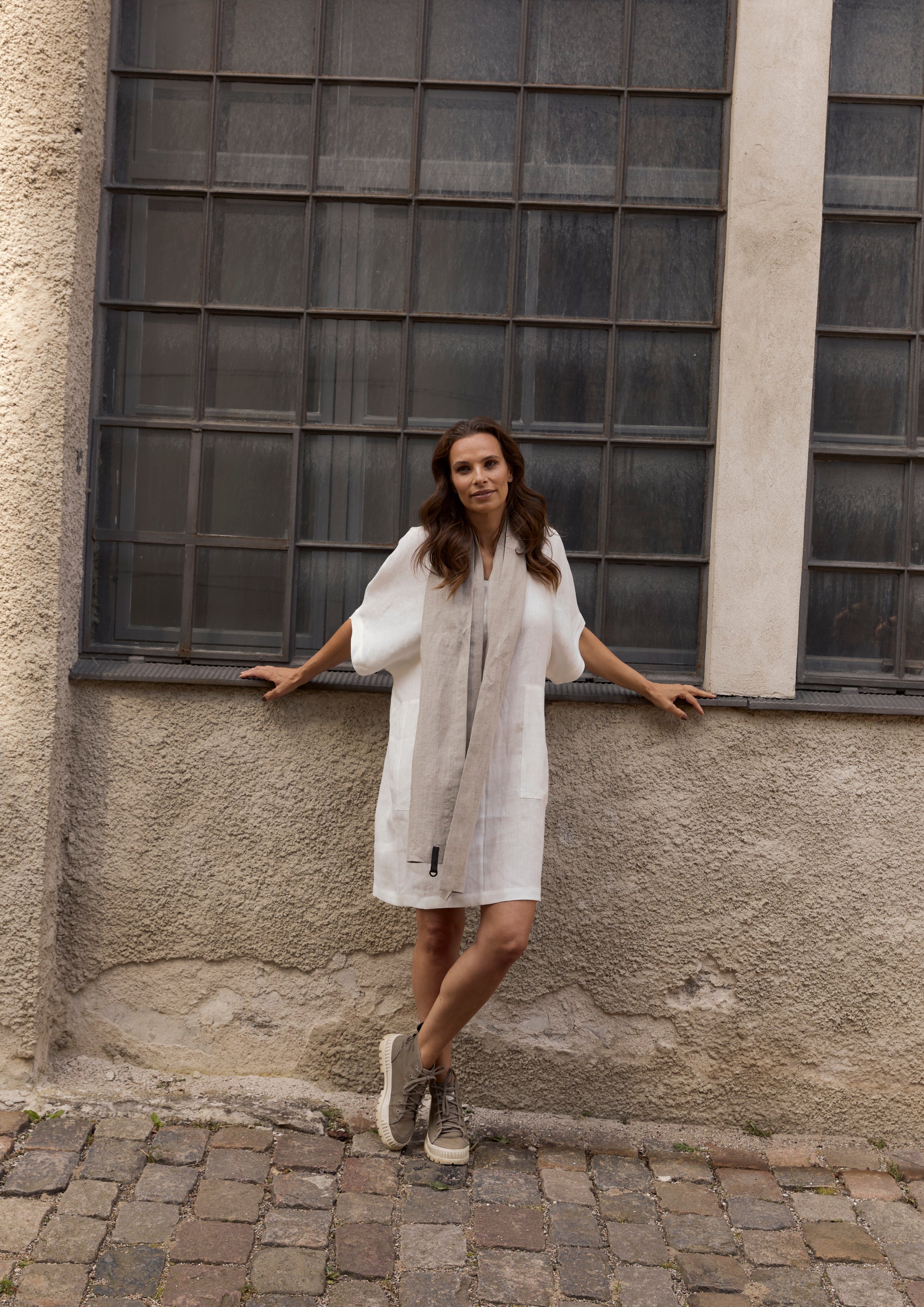 HENRIETTE STEFFENSEN COPENHAGEN DRESS - 83005 KJOLER IVORY 888