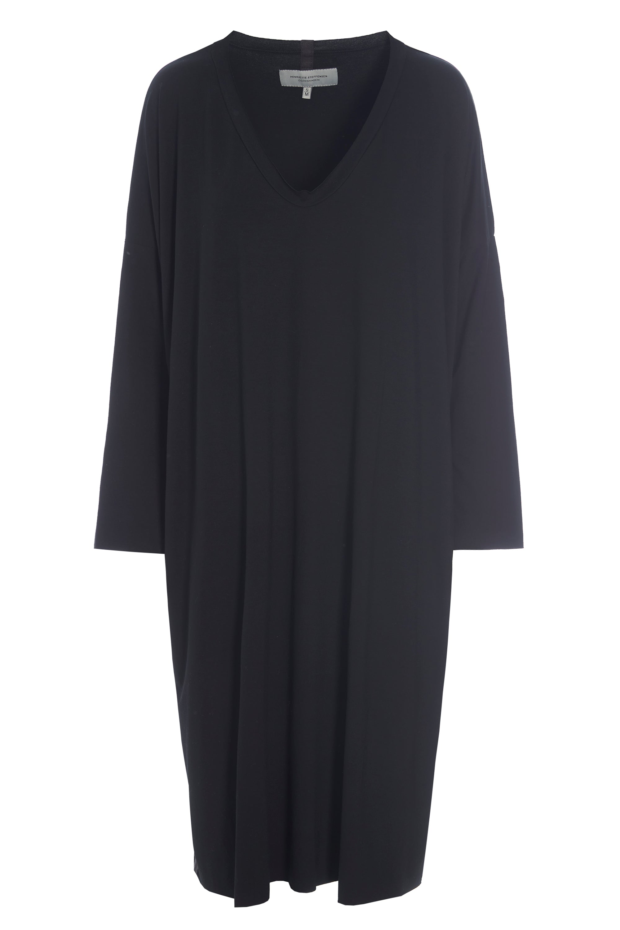 HENRIETTE STEFFENSEN COPENHAGEN DRESS OVERSIZE - 98043 KJOLER BLACK 900