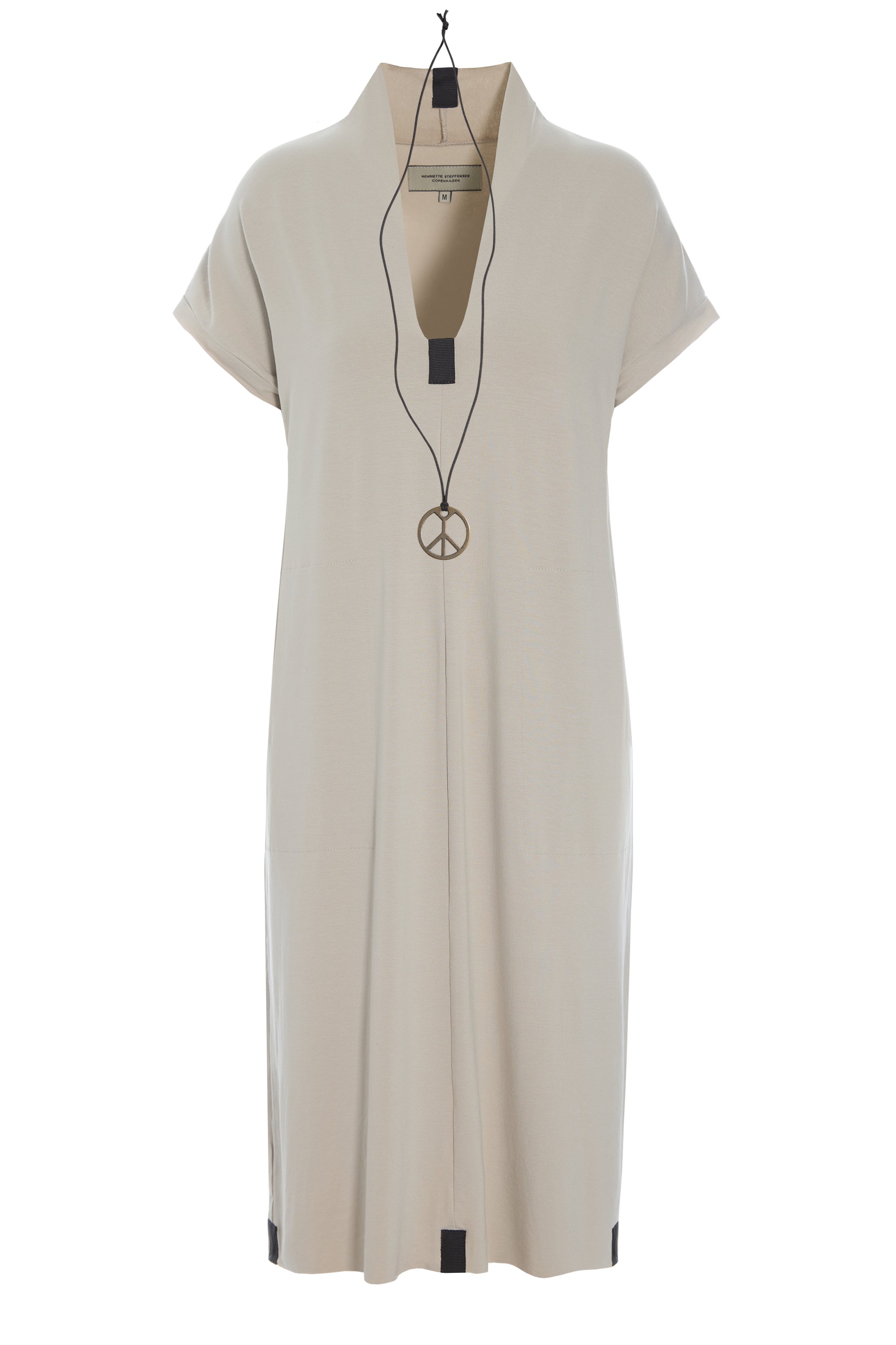 HENRIETTE STEFFENSEN COPENHAGEN DRESS V- COLLAR - 98068 KJOLER KIT 831