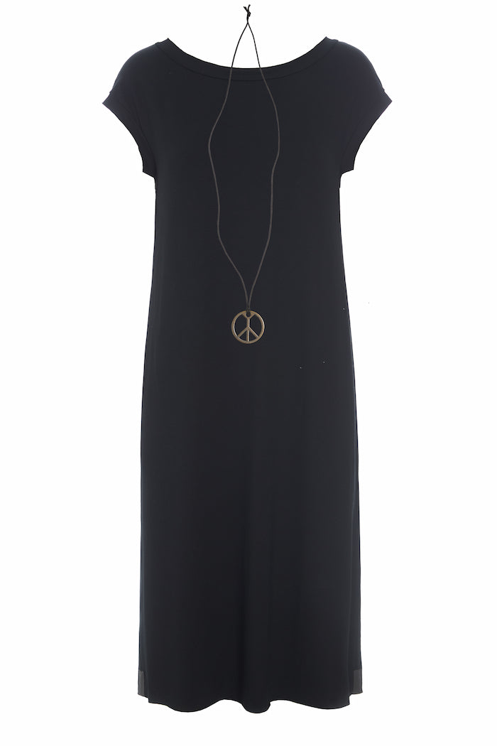 HENRIETTE STEFFENSEN COPENHAGEN DRESS W/JEWELRY - 98057 KJOLER BLACK 900