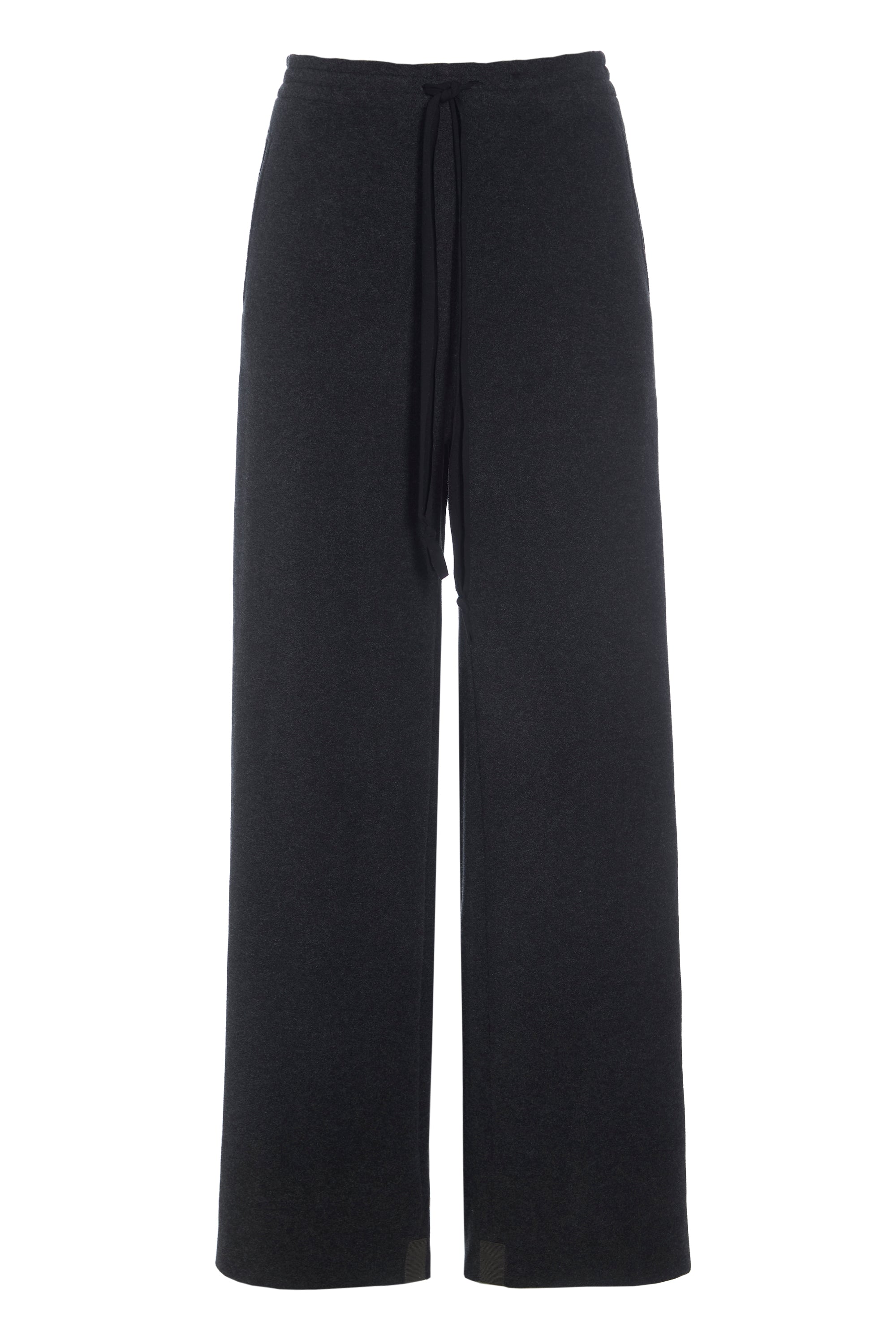 HENRIETTE STEFFENSEN COPENHAGEN FLARE TROUSERS - 2116 BUKSER SOFT BLACK 914
