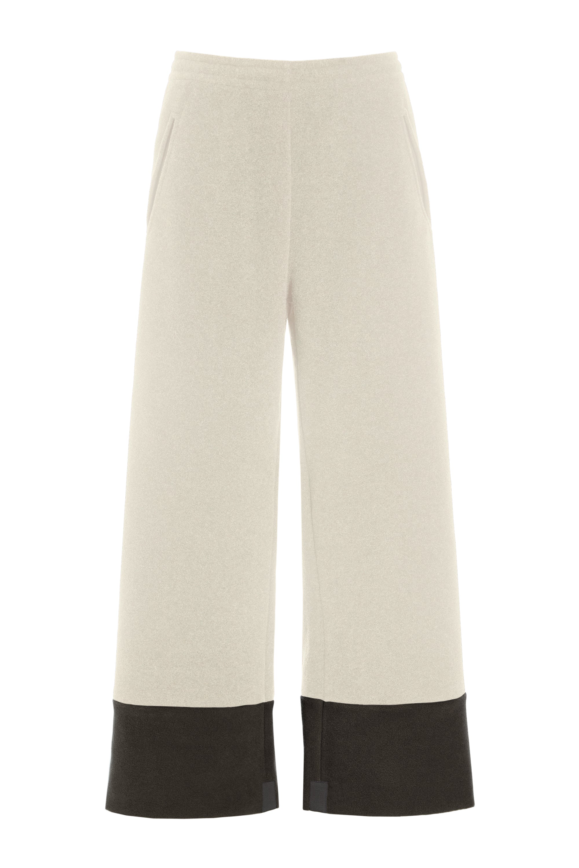 HENRIETTE STEFFENSEN COPENHAGEN FLARE TROUSERS 2 colored - 2119 BUKSER KIT/CHOKOLATE 326