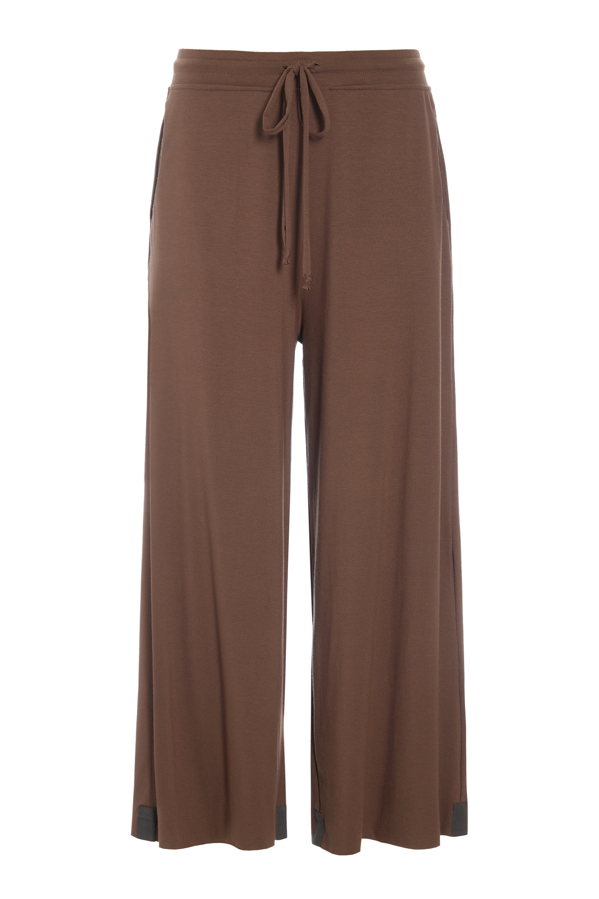 HENRIETTE STEFFENSEN COPENHAGEN FLARE TROUSERS 3/4 - 99015 BUKSER CHOCOLATE 844
