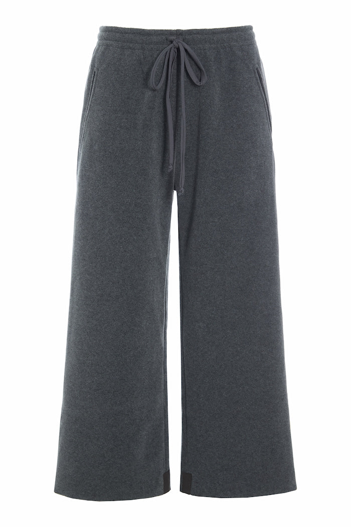 HENRIETTE STEFFENSEN COPENHAGEN FLARE TROUSERS 3/4 LENGTH - 2115 BUKSER GREY 905