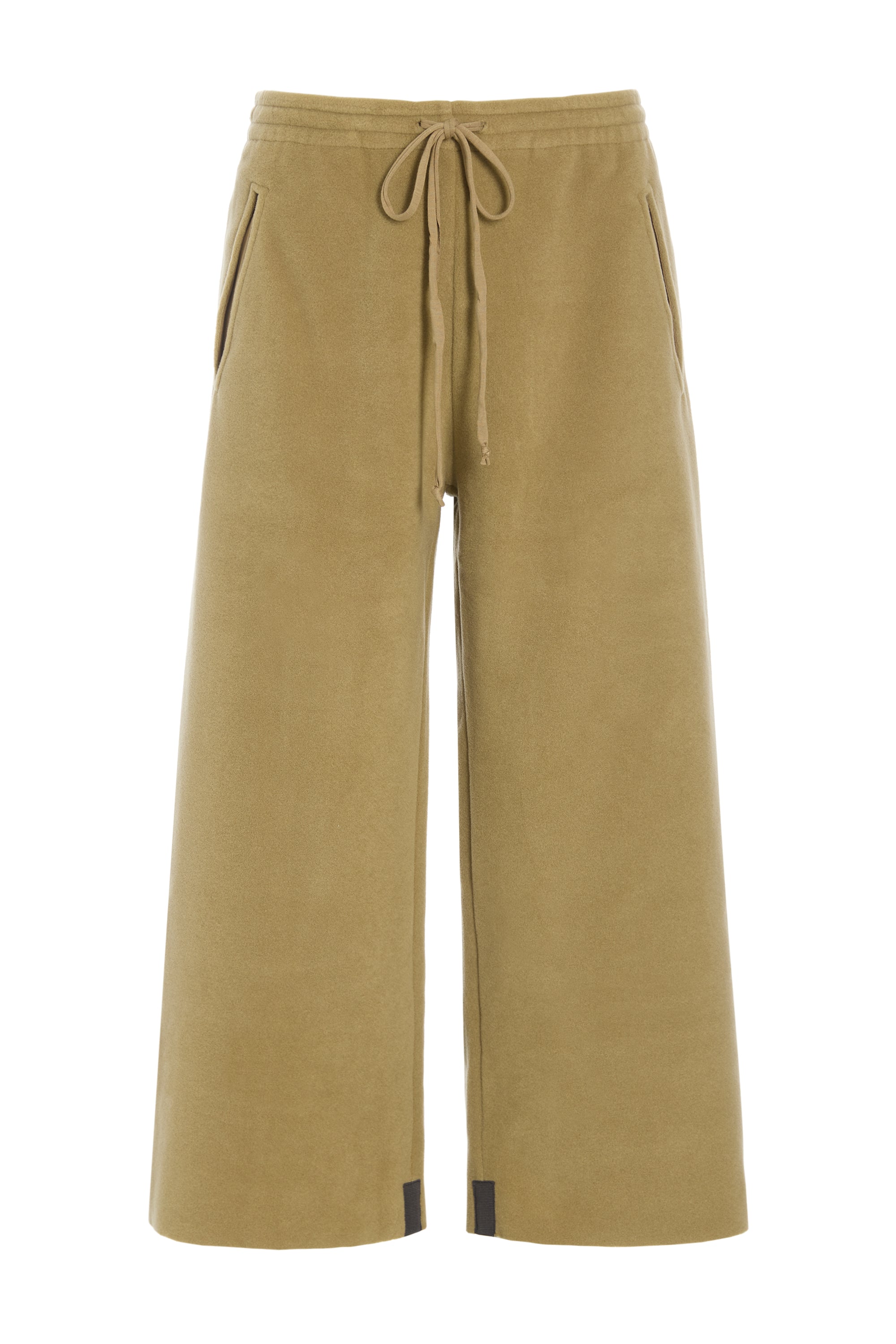 HENRIETTE STEFFENSEN COPENHAGEN FLARE TROUSERS 3/4 LENGTH - 2115 BUKSER OLIVE 655