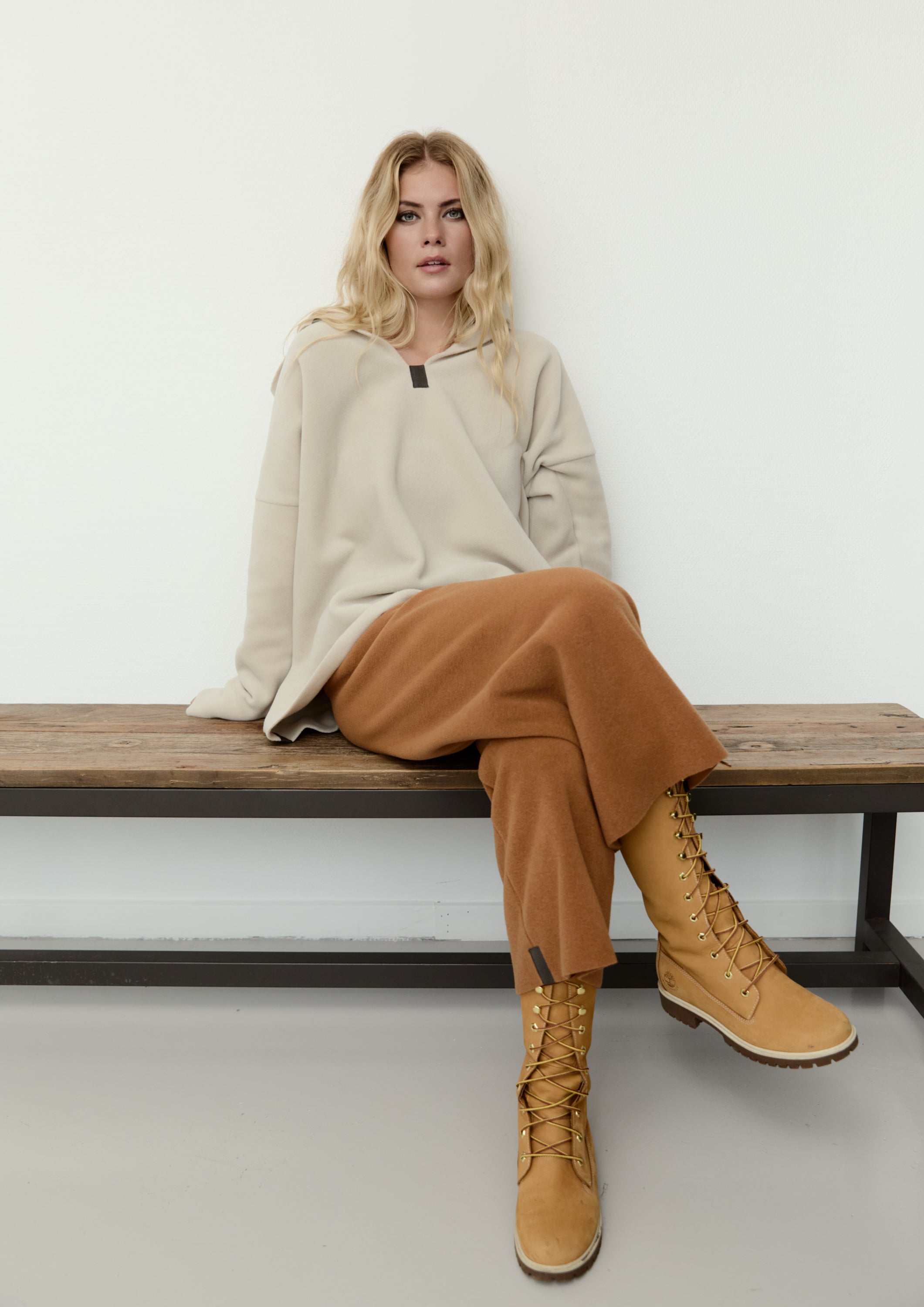 HENRIETTE STEFFENSEN COPENHAGEN FLARE TROUSERS 3/4 LENGTH - 2115 BUKSER RUST 706
