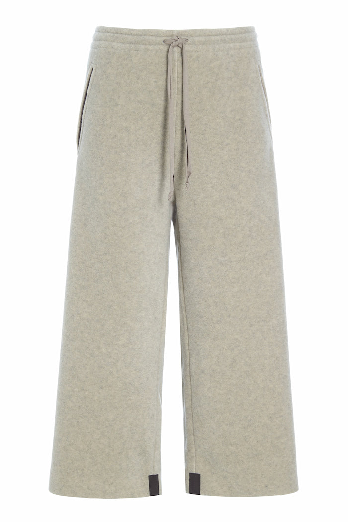 HENRIETTE STEFFENSEN COPENHAGEN FLARE TROUSERS 3/4 LENGTH - 2115 BUKSER SAND 805
