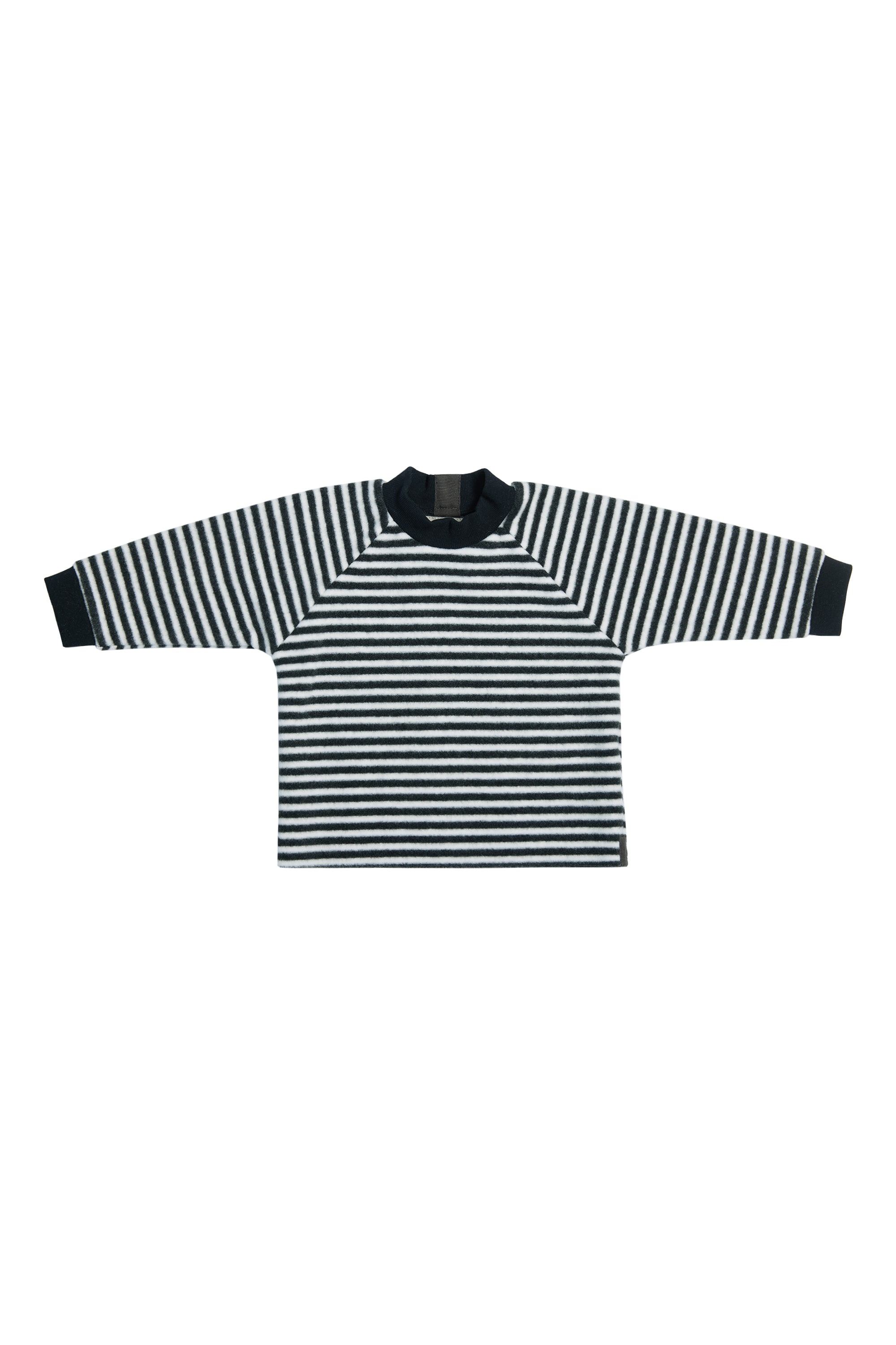 GROWING UP FLEECE BLOUSE BABY - 107 GU BLUSER STRIPES B&W 673